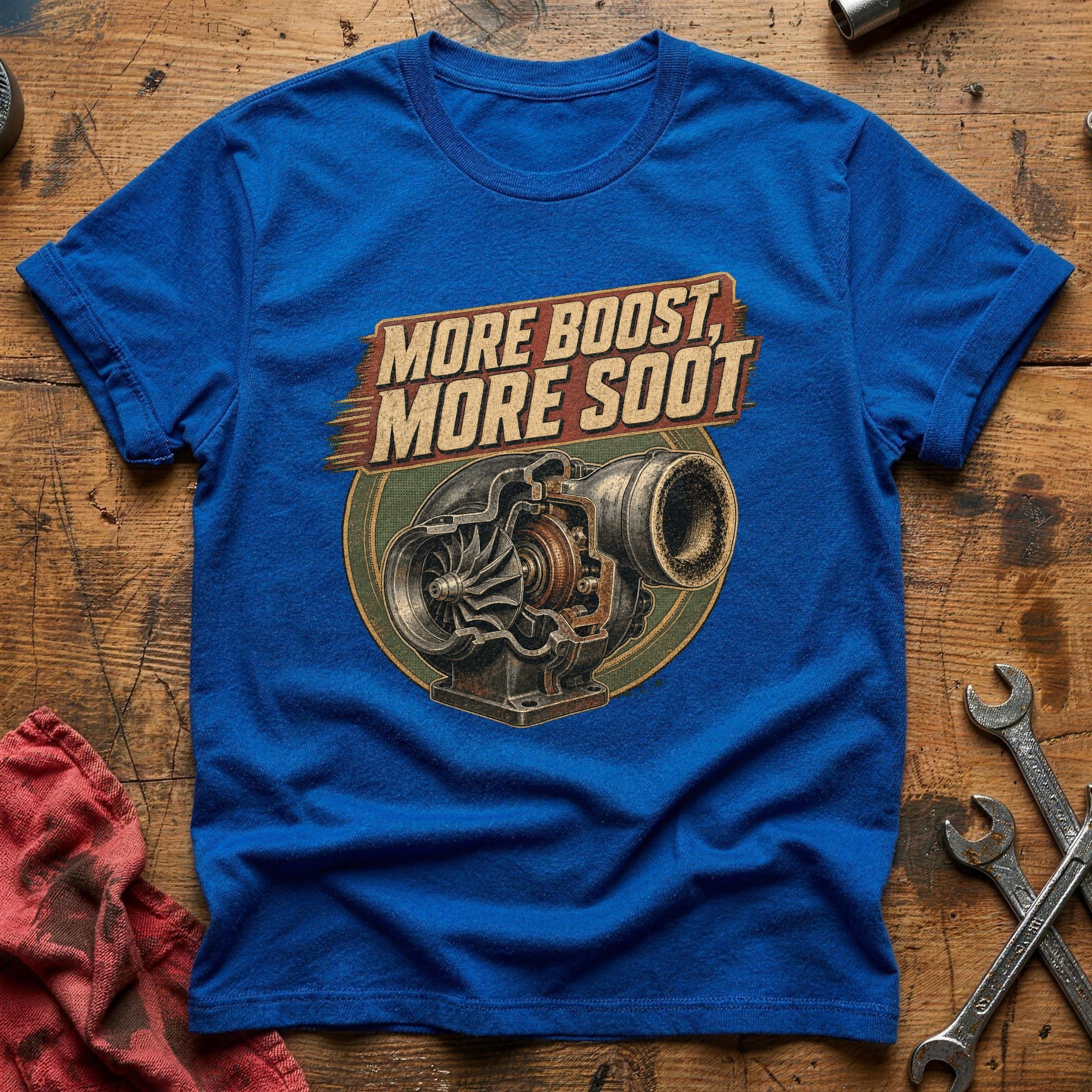 More Boost, More Soot T-Shirt - Royal