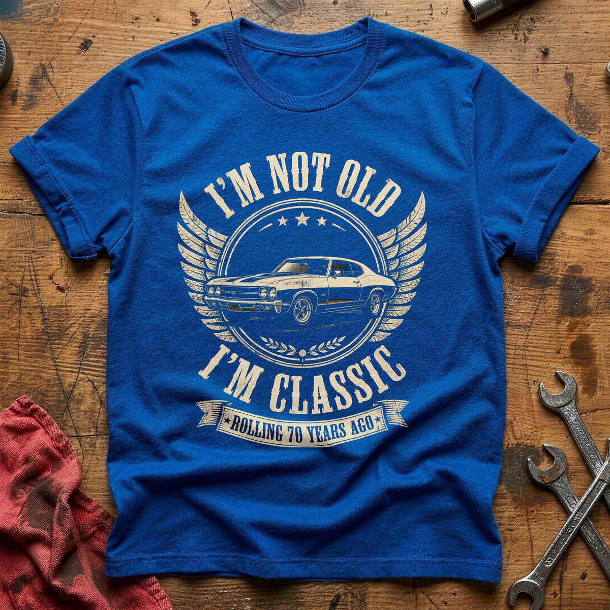 70 Im Classic T-Shirt - Royal