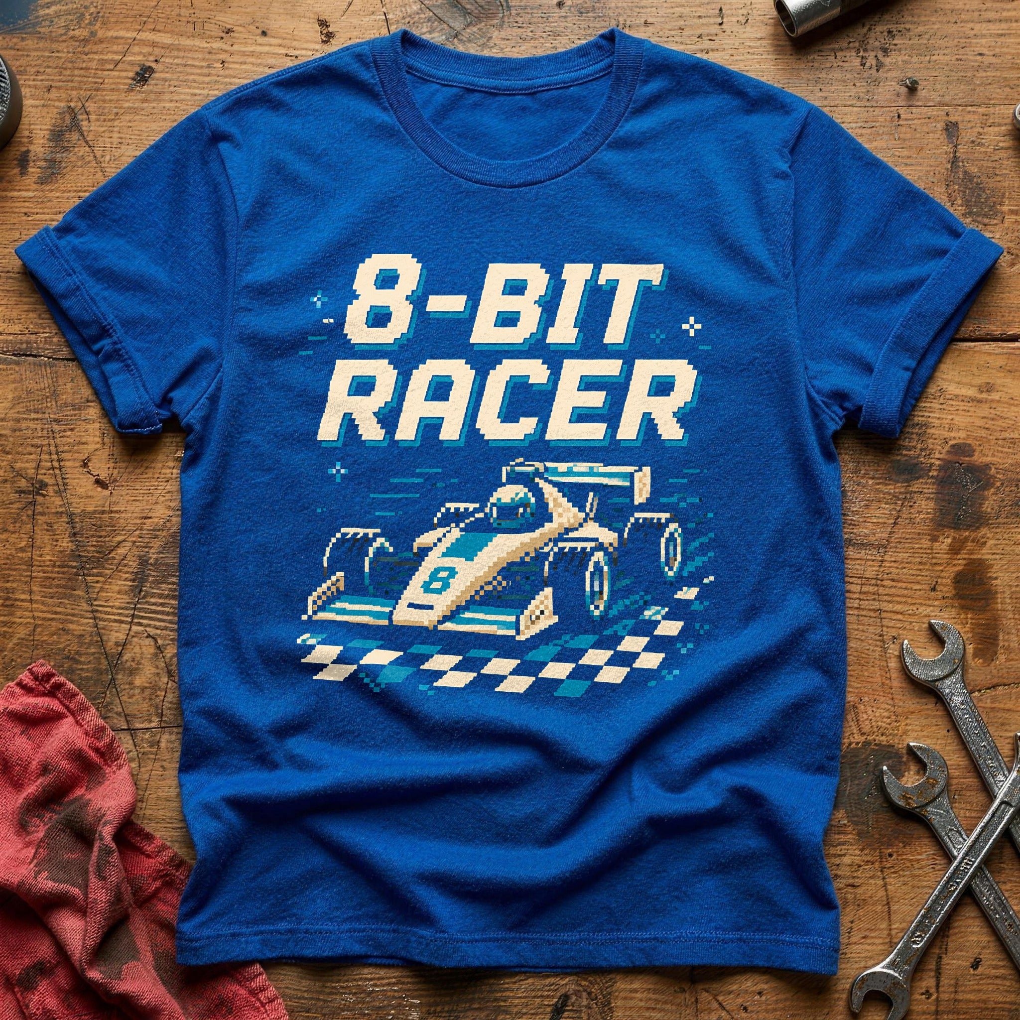 8-Bit Racer T-Shirt - Royal