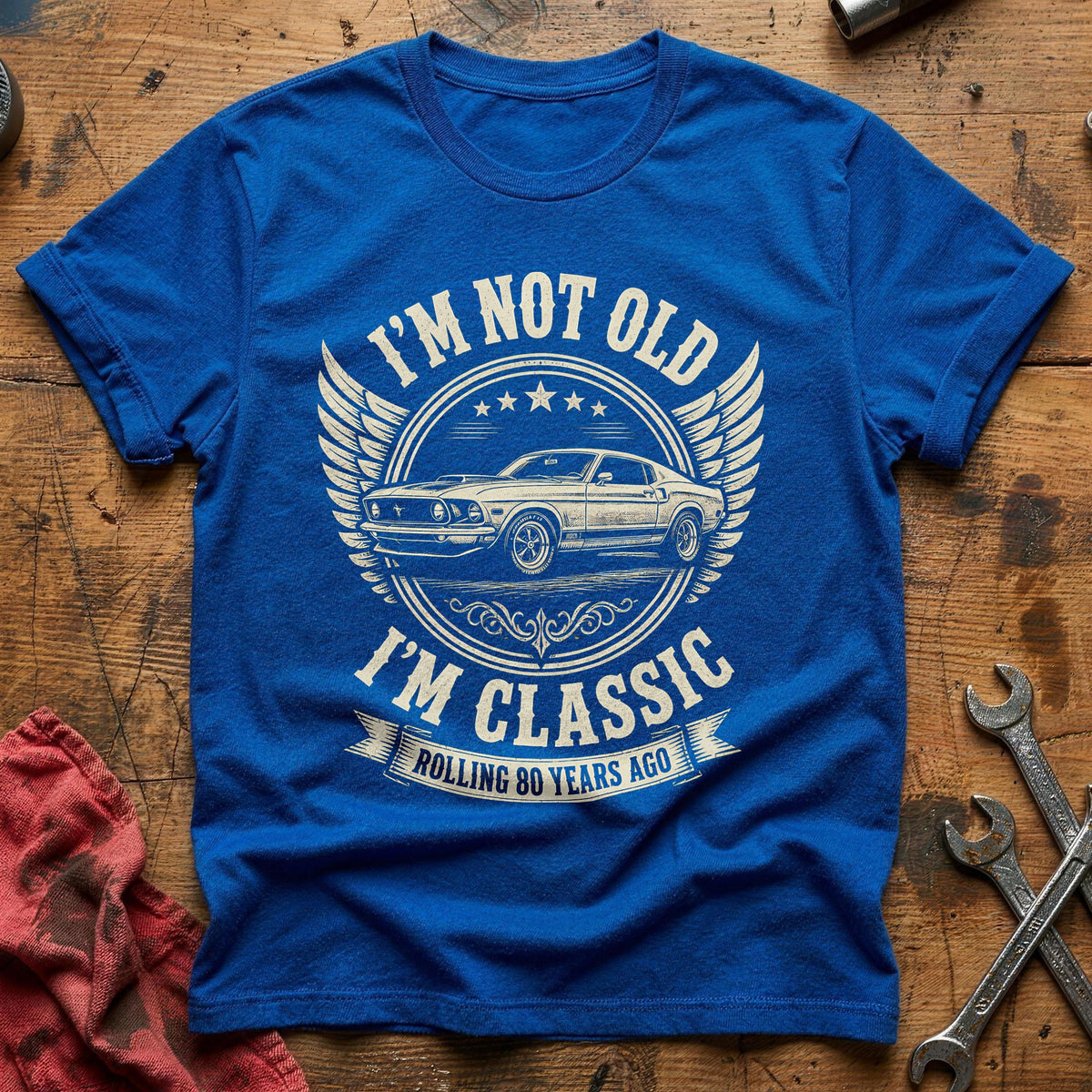 80 Im Classic T-Shirt - Royal