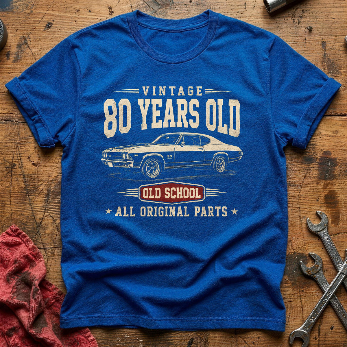 80 Original Parts T-Shirt - Royal