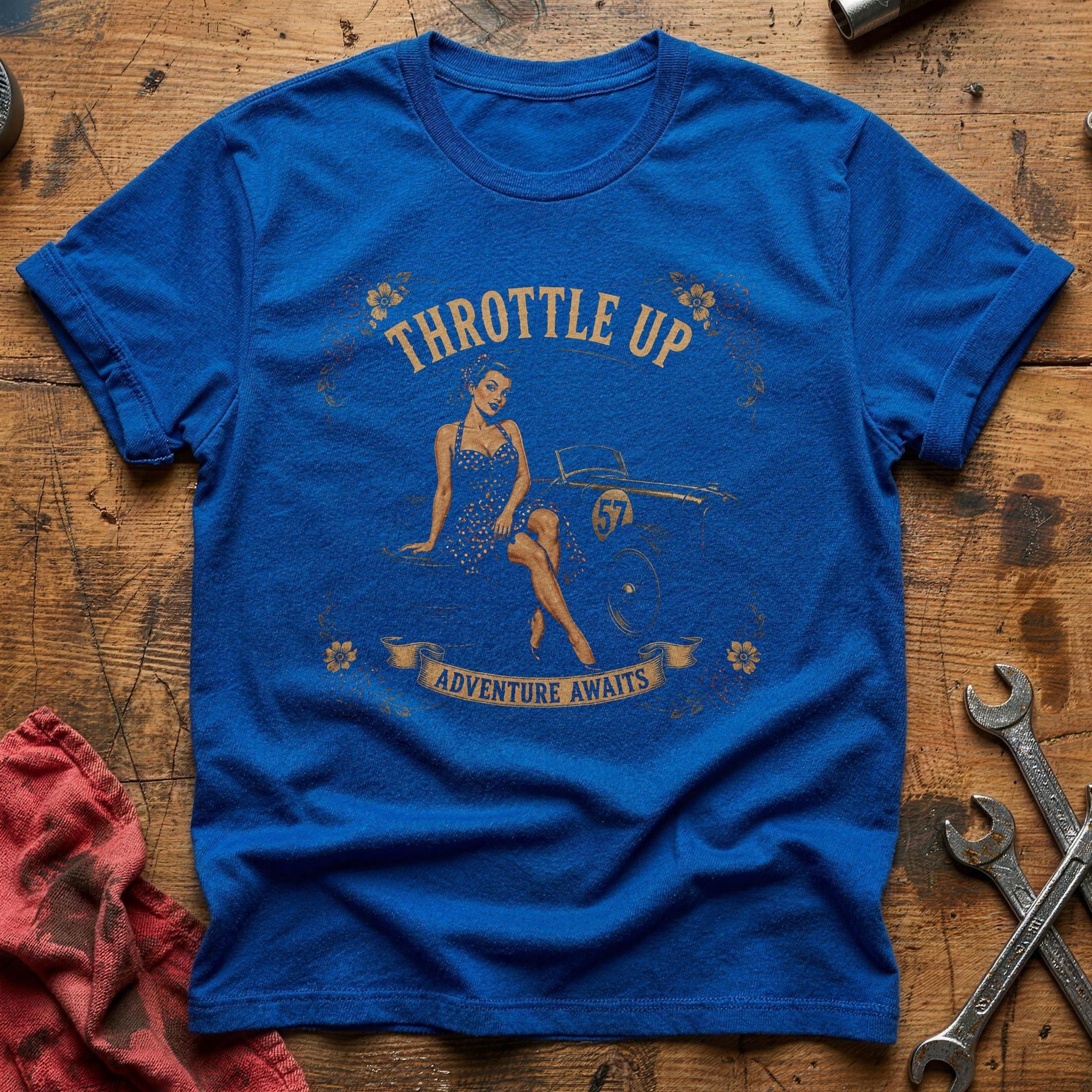 Adventure Awaits T-Shirt - Royal