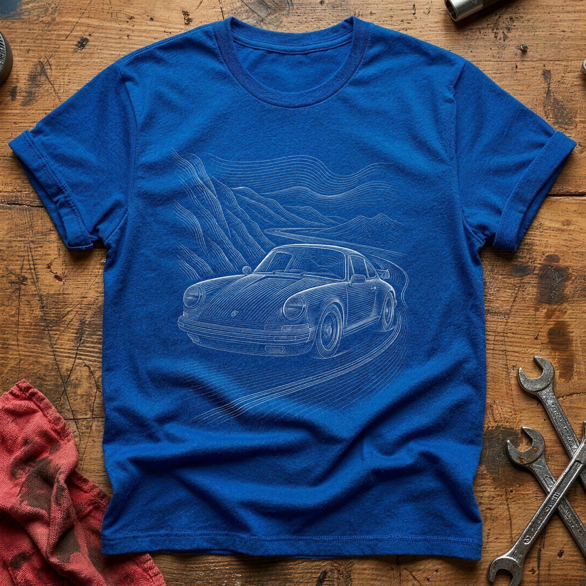 Apex Sketch T-Shirt - Royal