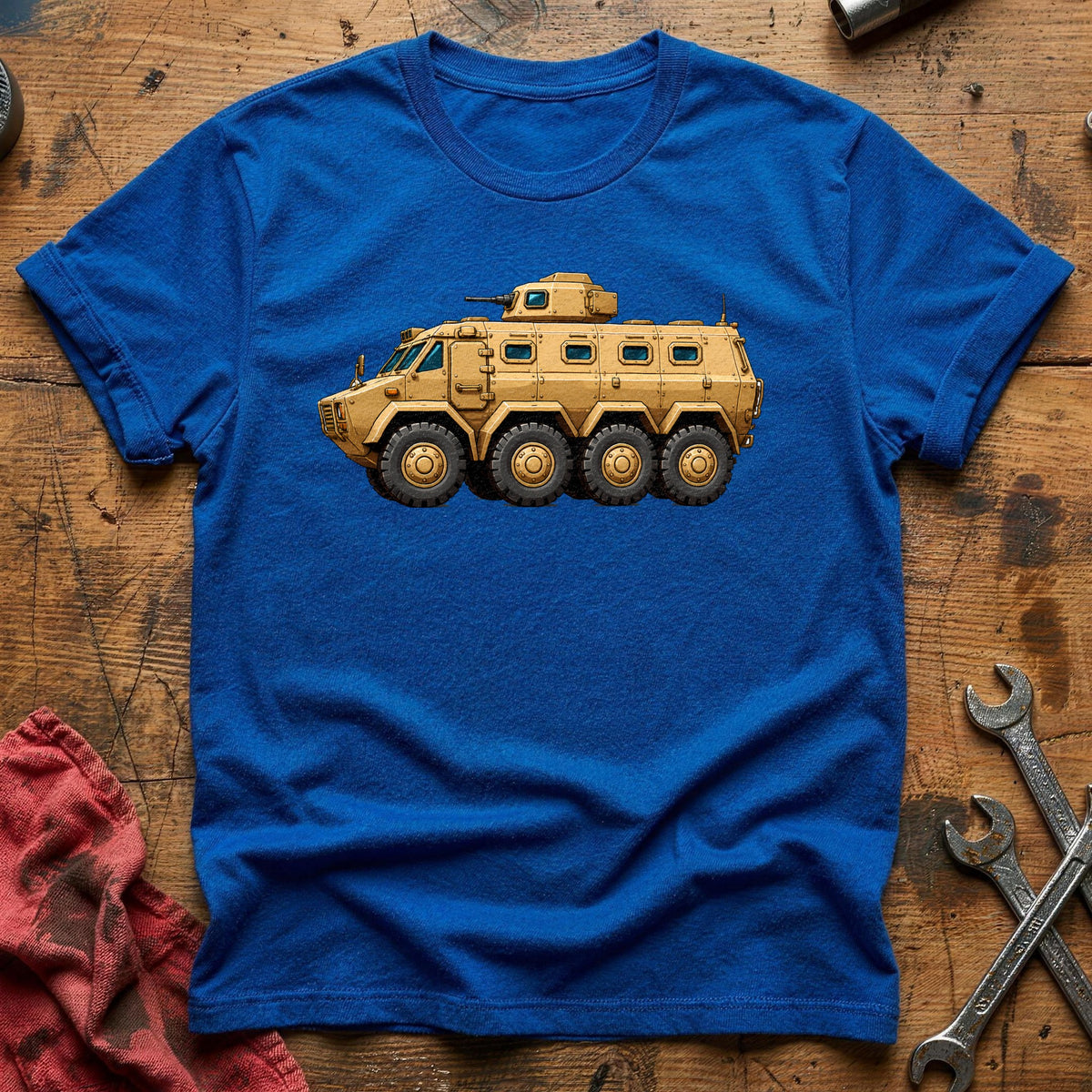 Armoured Personnel Carrier 11 T-Shirt - Royal