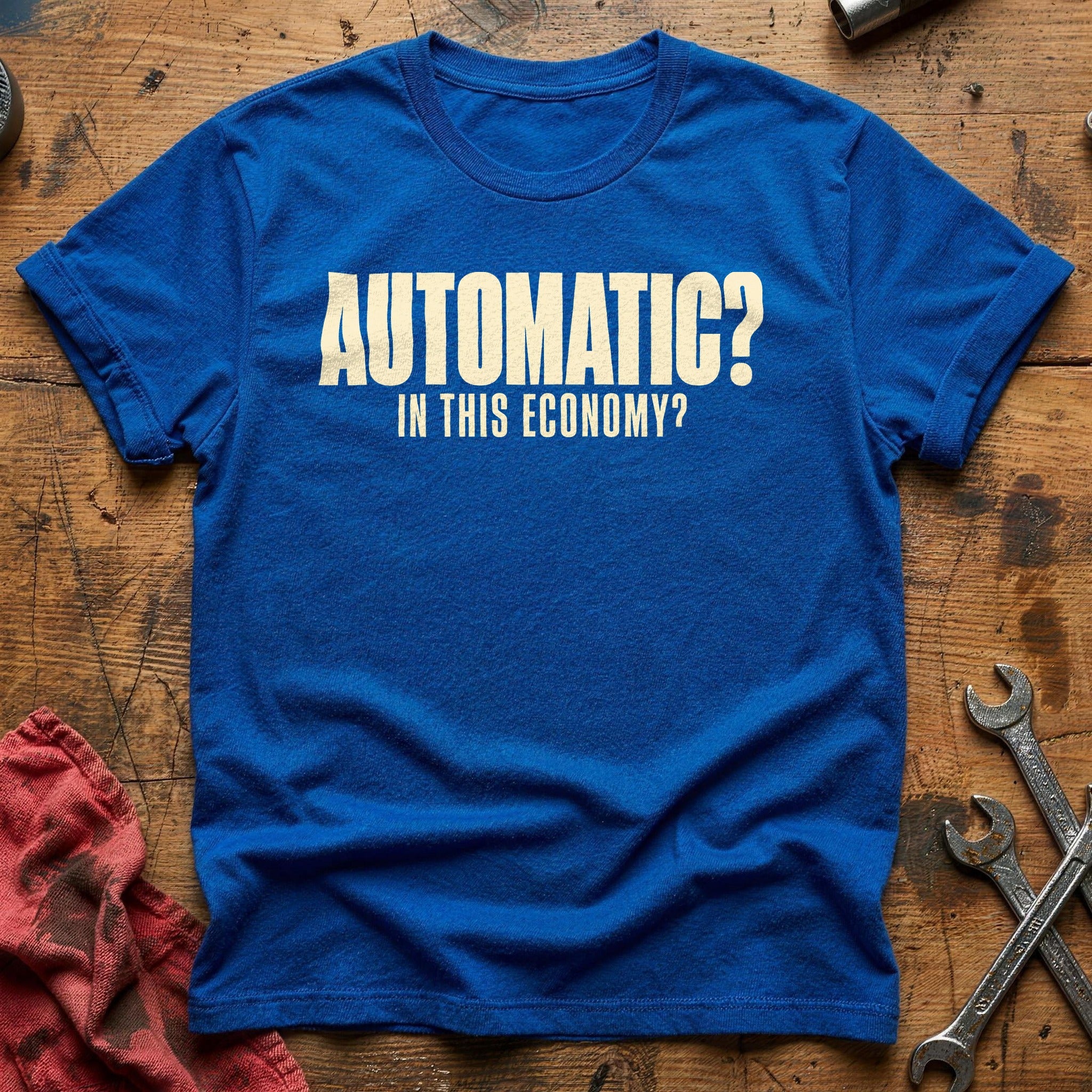 Automatic Question T-Shirt - Royal