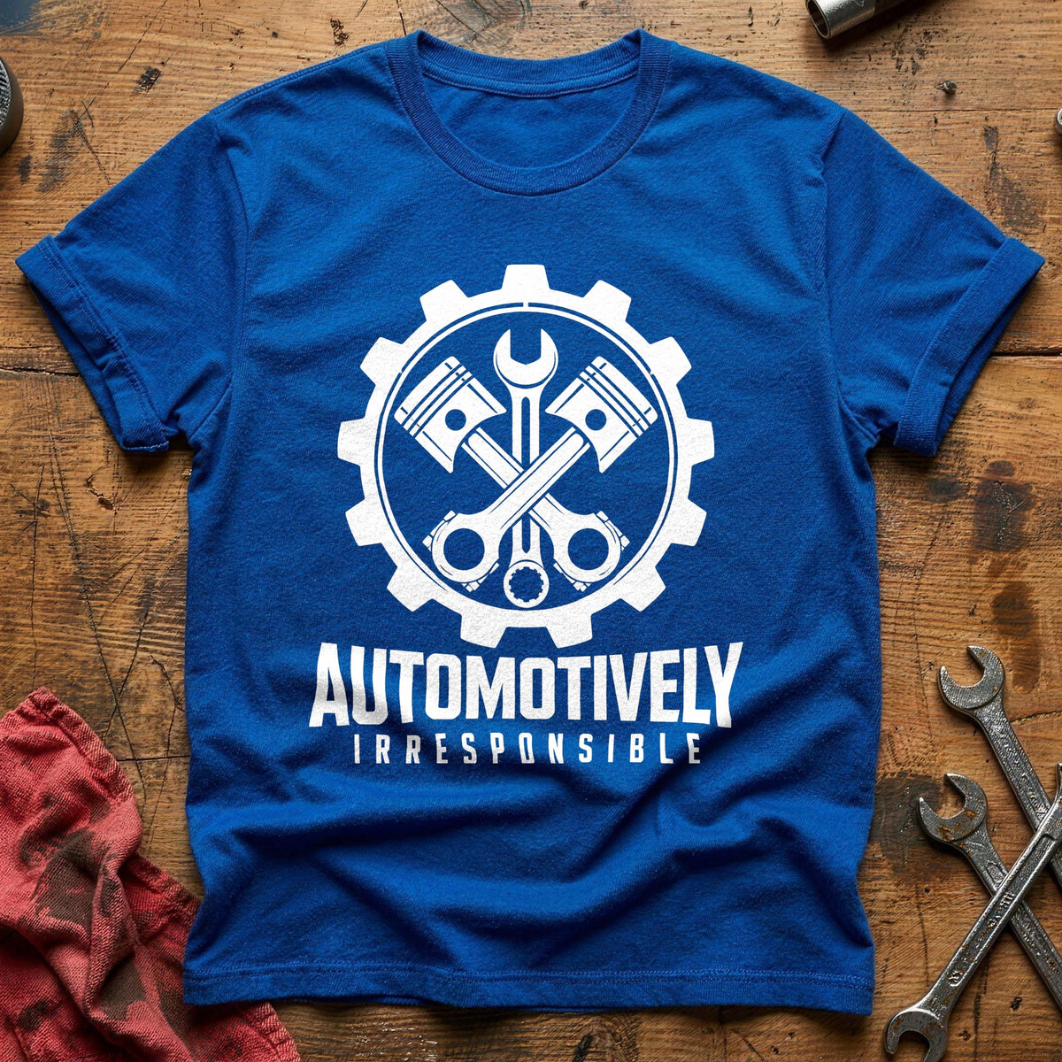 Automotively Irresponsible 96 T-Shirt - Royal