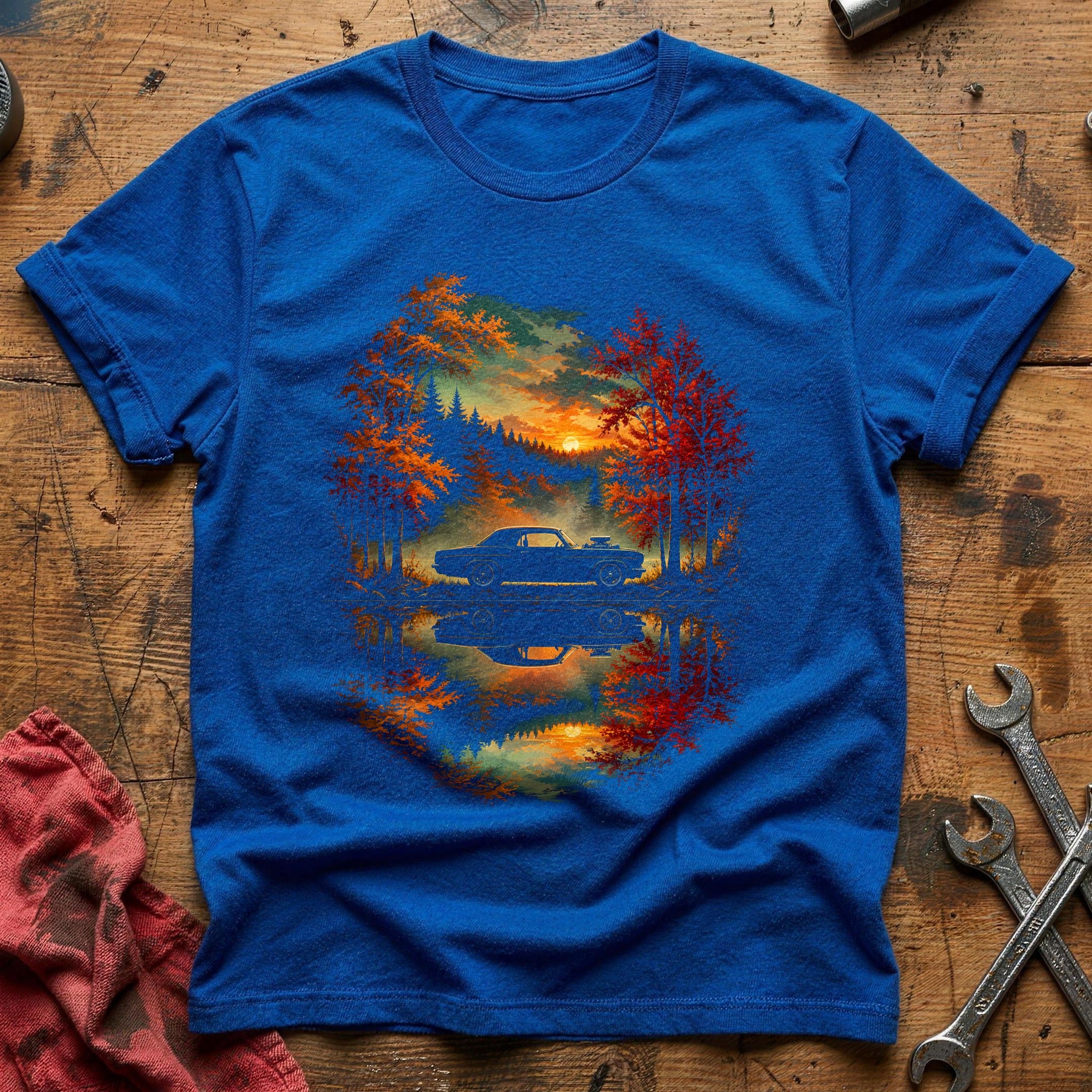Autumn Lake Hotrod 17 T-Shirt - Royal