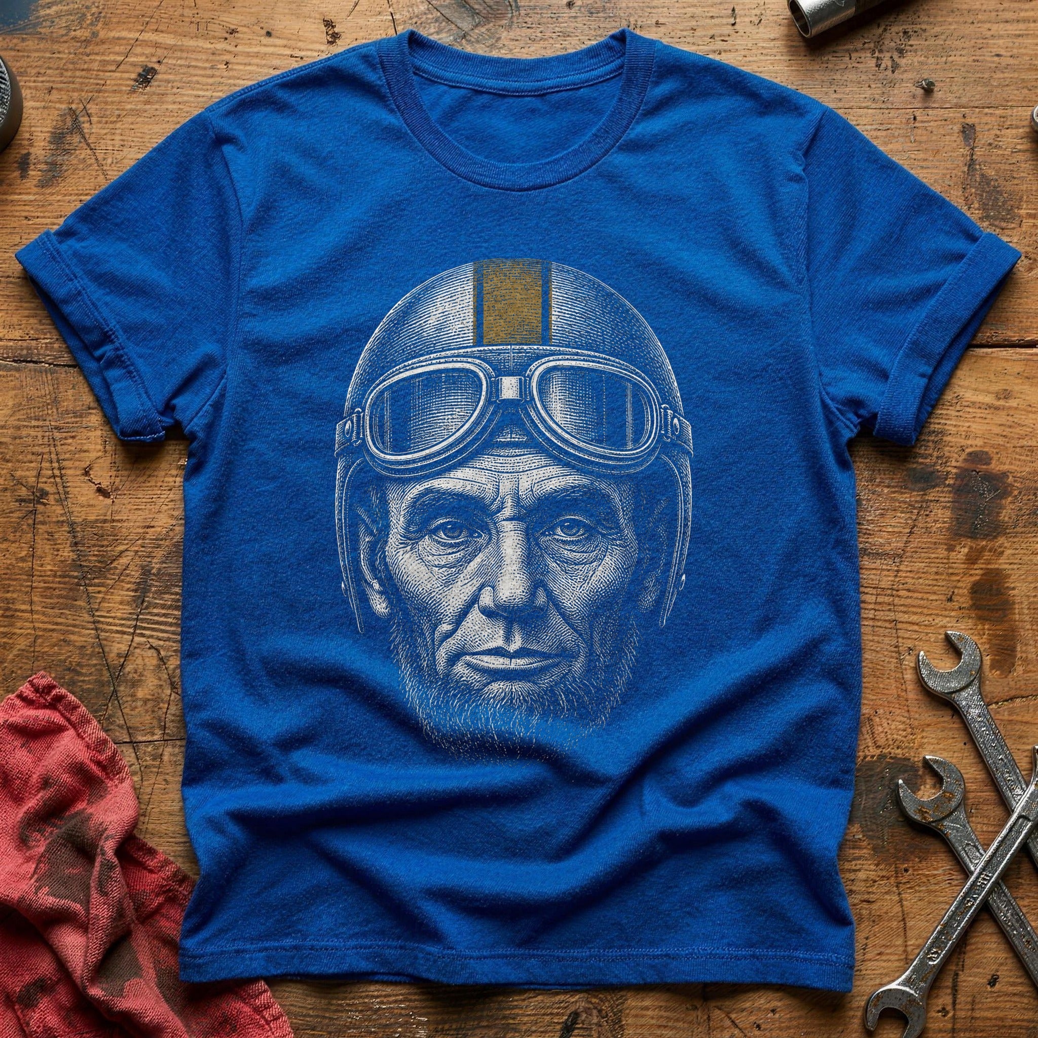 Aviator Beard T-Shirt - Royal