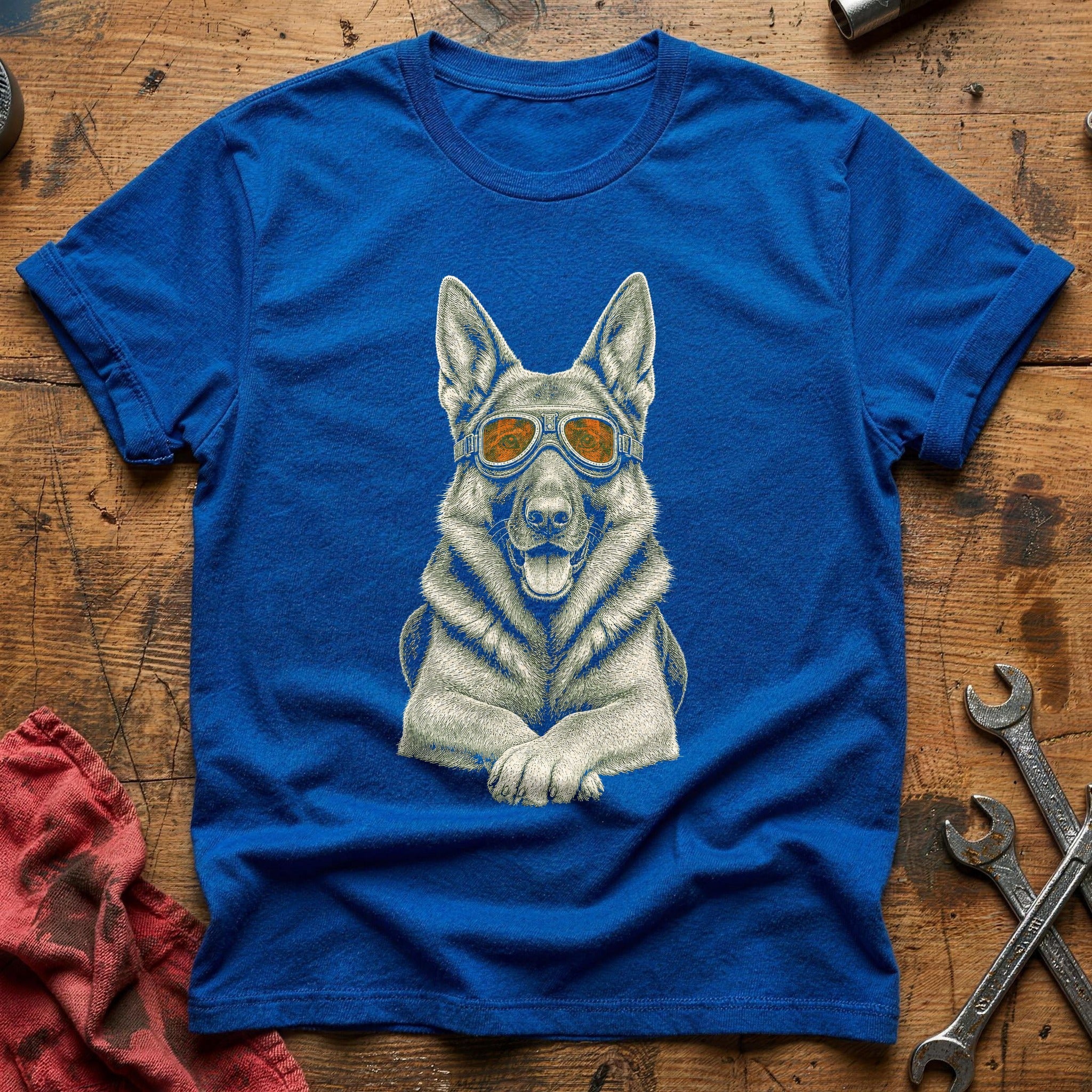 Aviator Shepherd T-Shirt - Royal