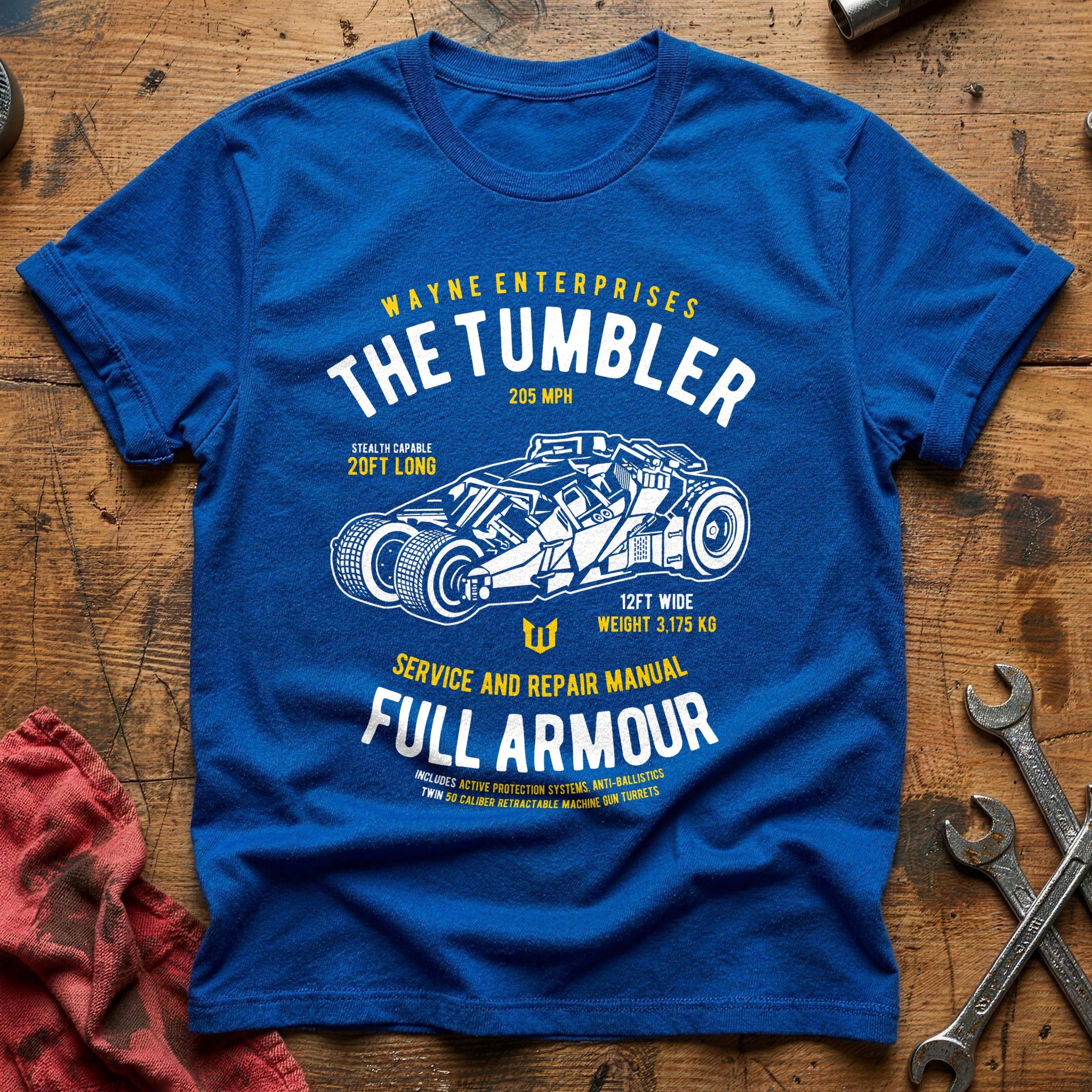 Bat tumbler T-Shirt - Royal