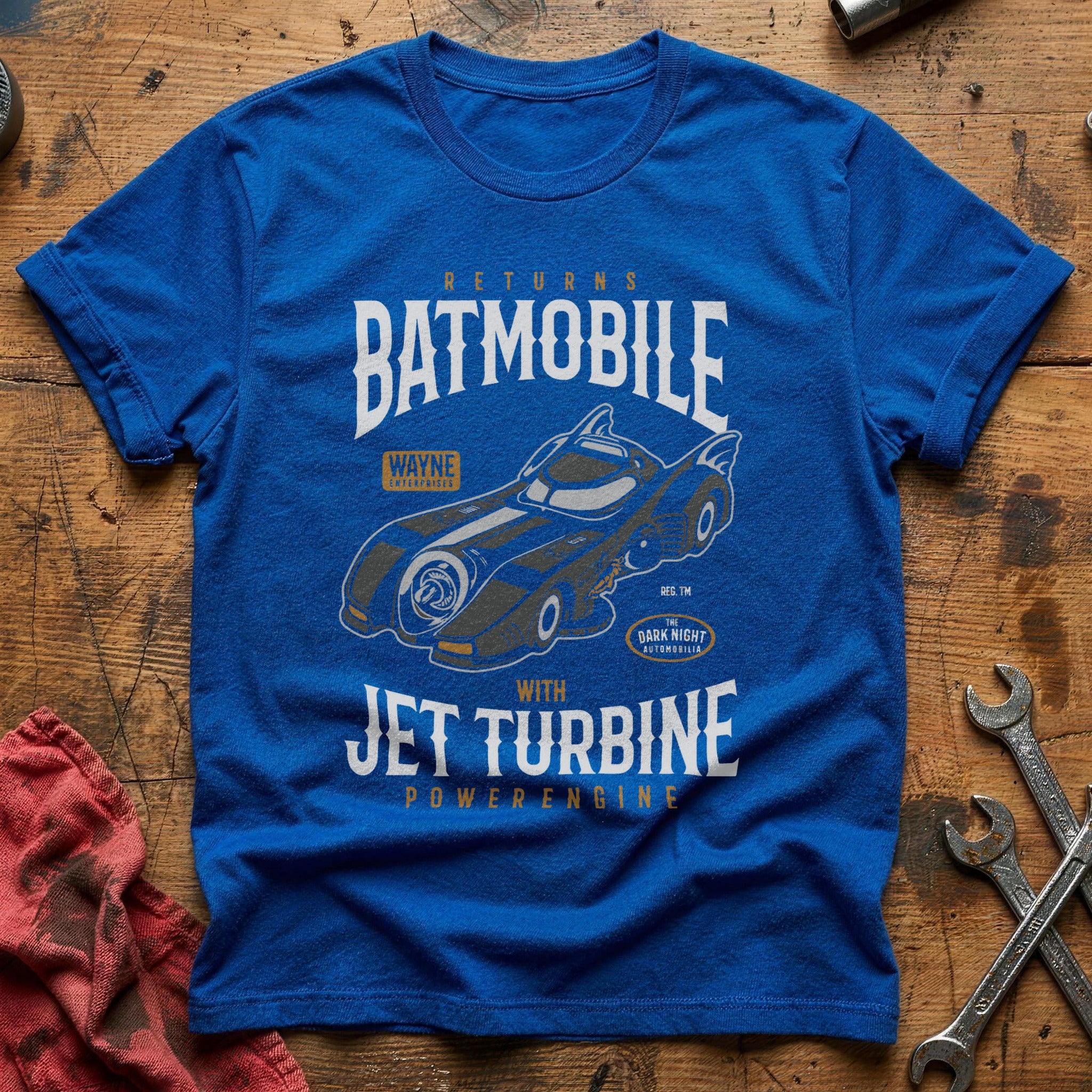 Batmobile returns car T-Shirt - Royal