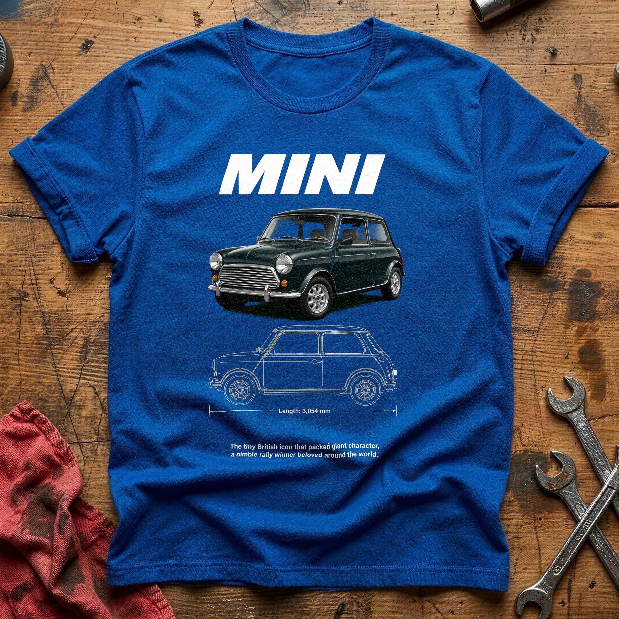 British Micro T-Shirt - Royal