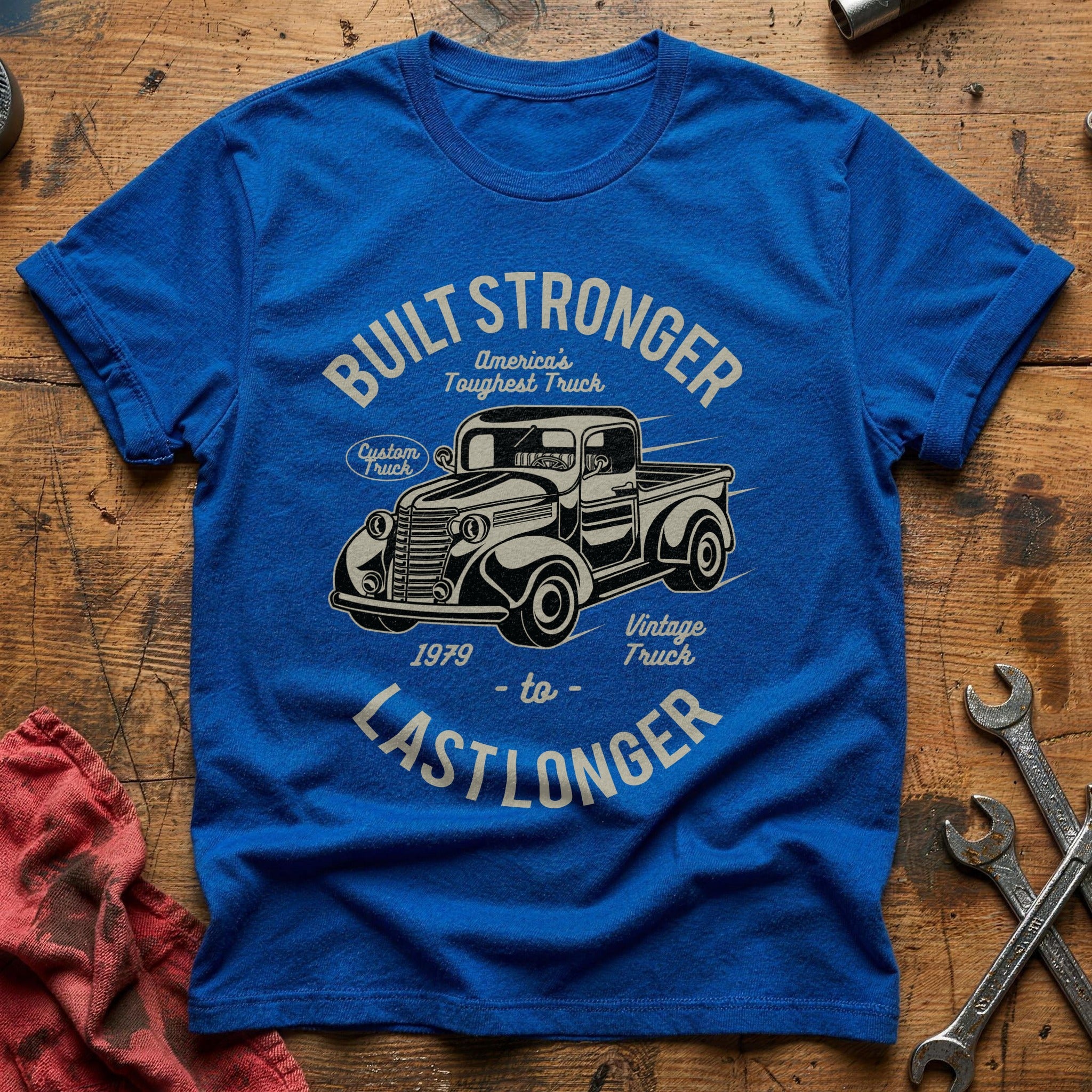 Built stronger 2 T-Shirt - Royal