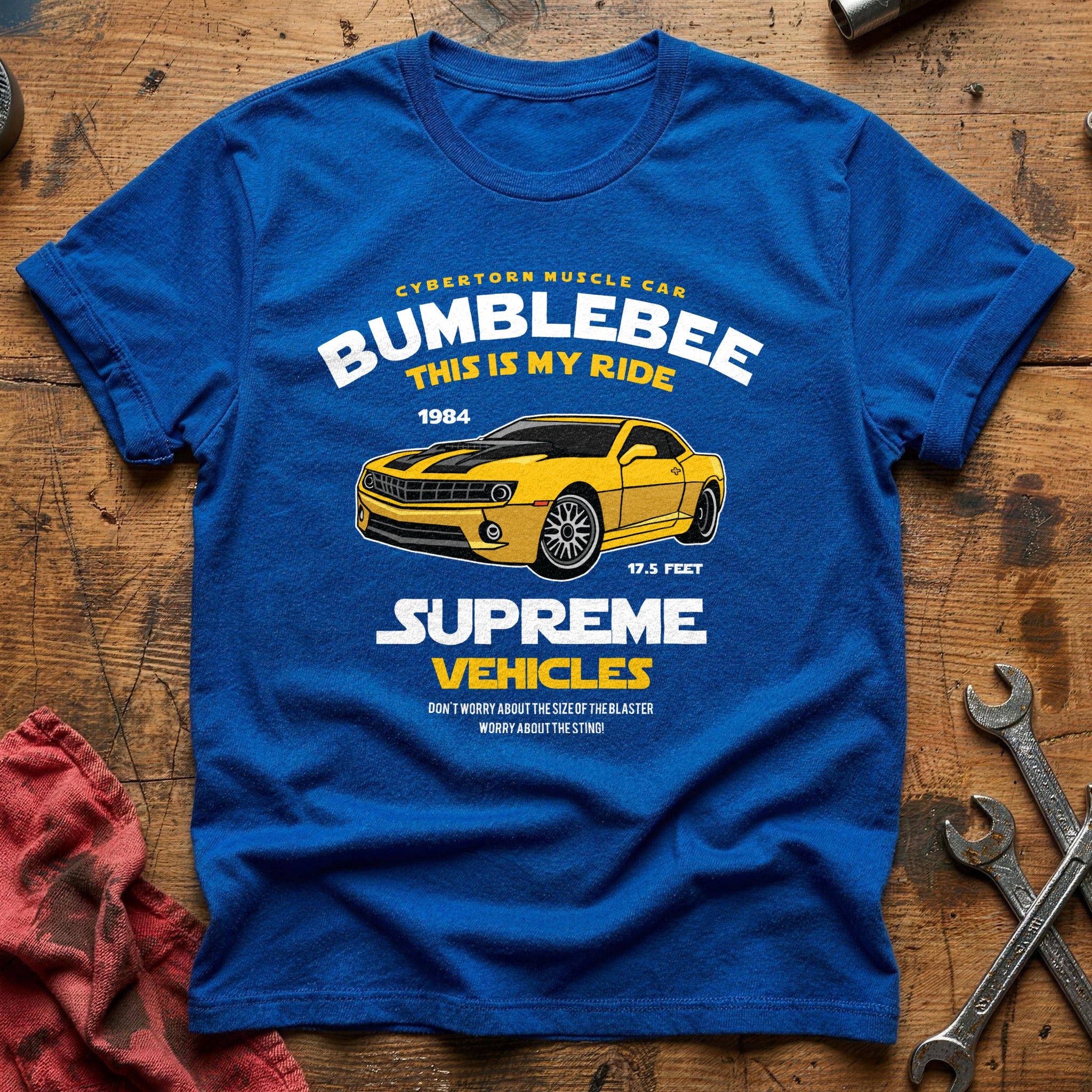 Bumblebee muscle car T-Shirt - Royal