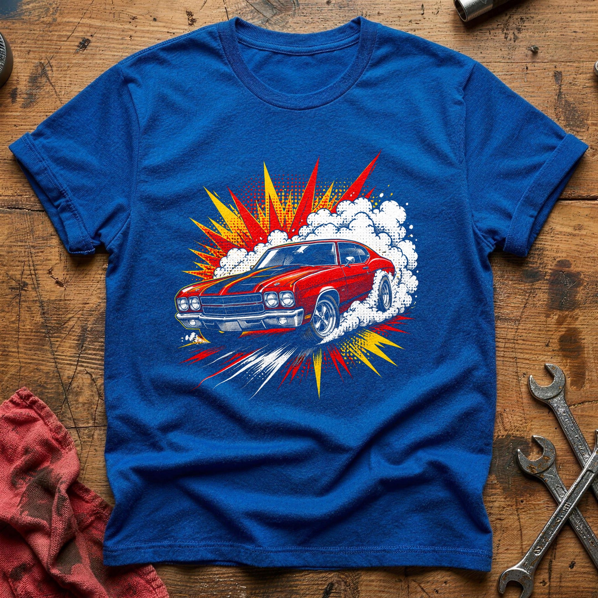 Burnout Blitz T-Shirt - Royal