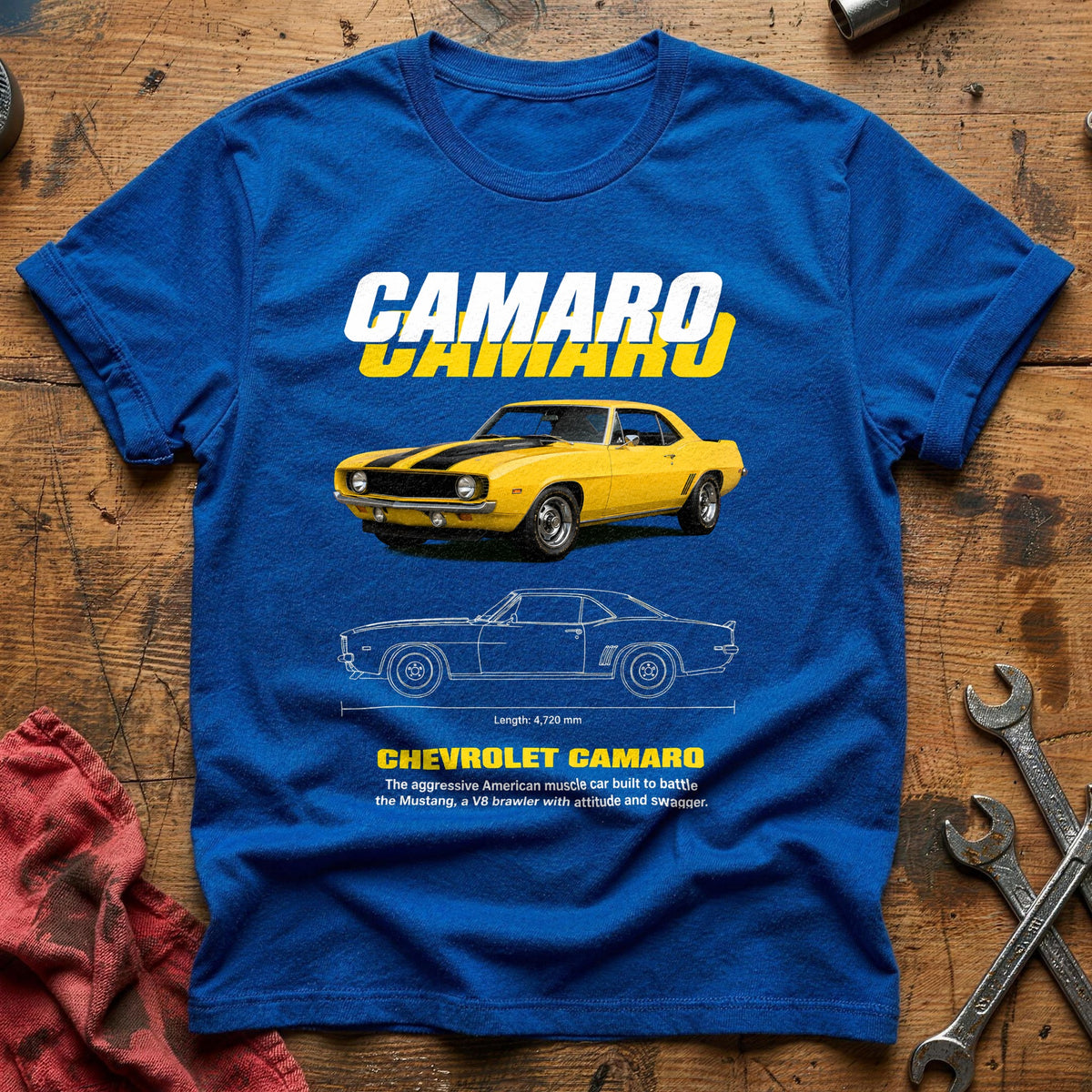 Camaro 35 T-Shirt - Royal