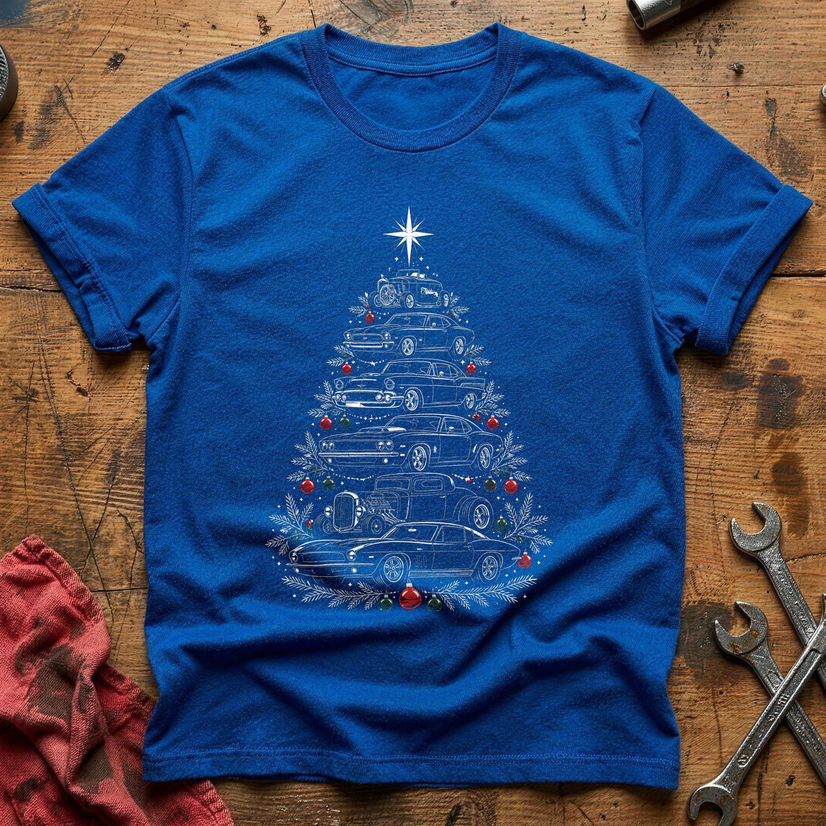 Car Types Tree 98 T-Shirt - Royal
