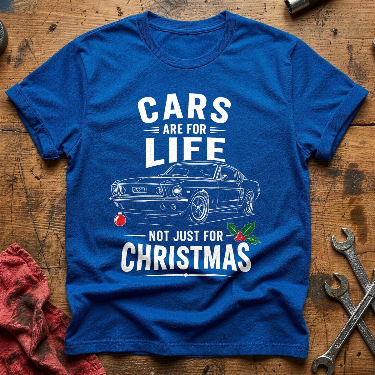 Cars Are For Life Not Just For Christmas 22 T-Shirt - Royal