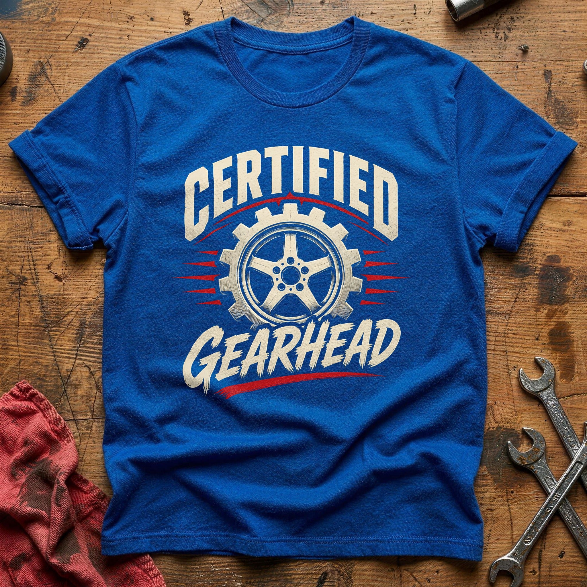 Certified Gearhead 80 T-Shirt - Royal