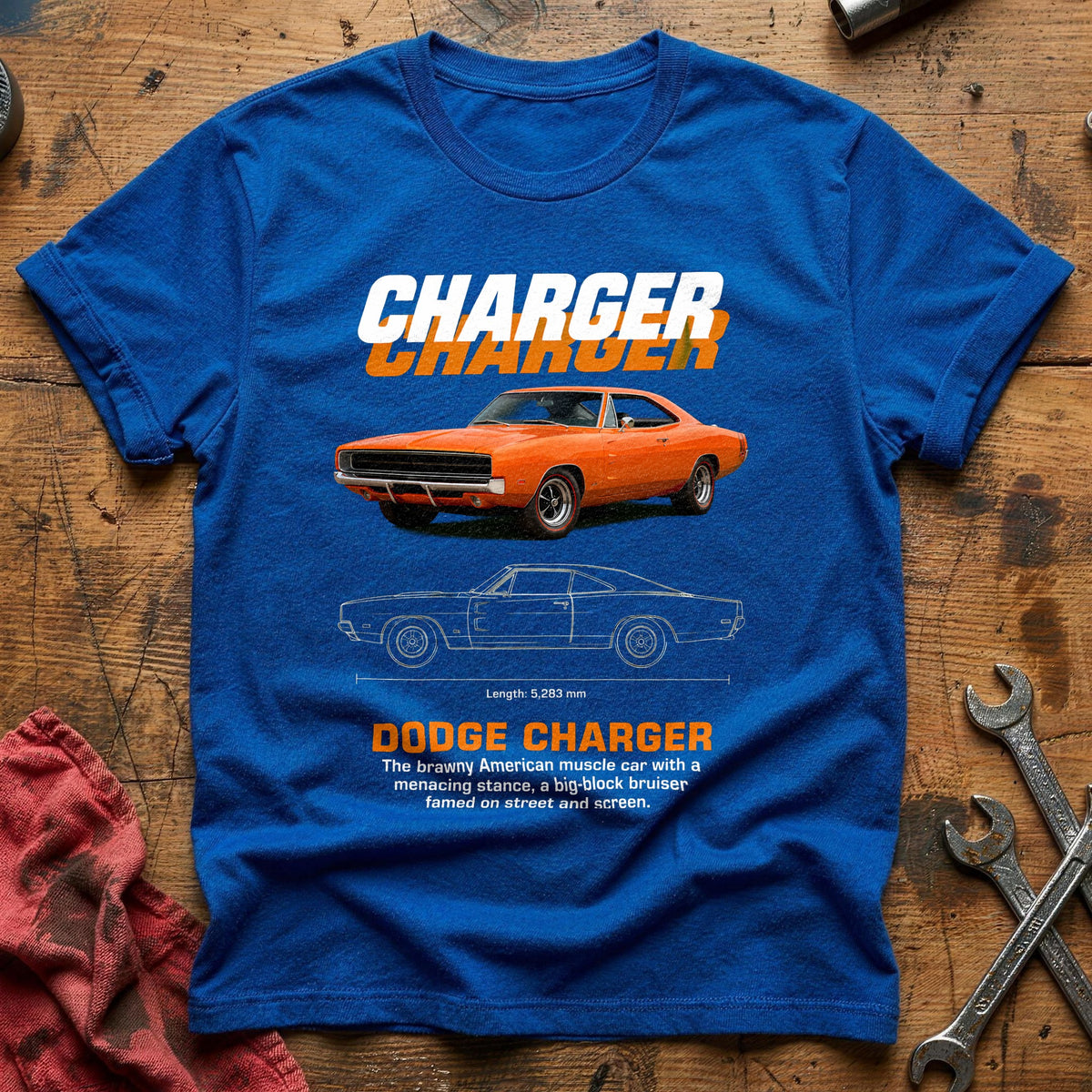 Charger 98 T-Shirt - Royal