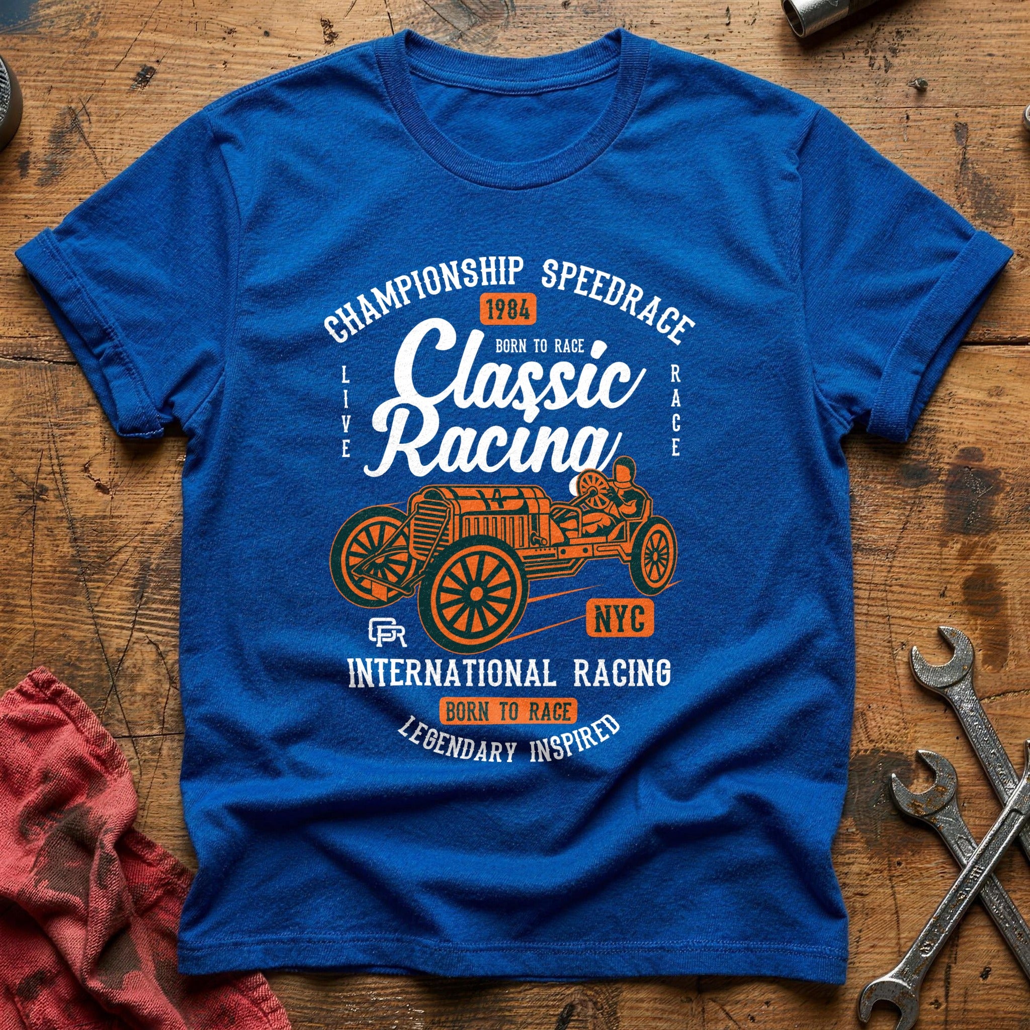 Classic racing T-Shirt - Royal
