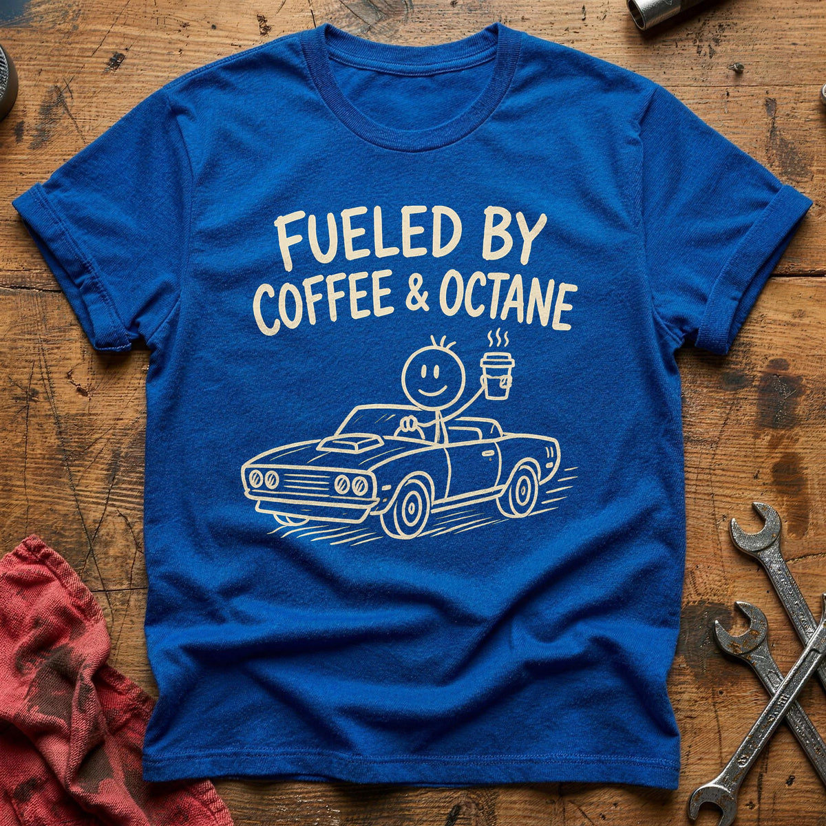 Coffee Octane 88 T-Shirt - Royal