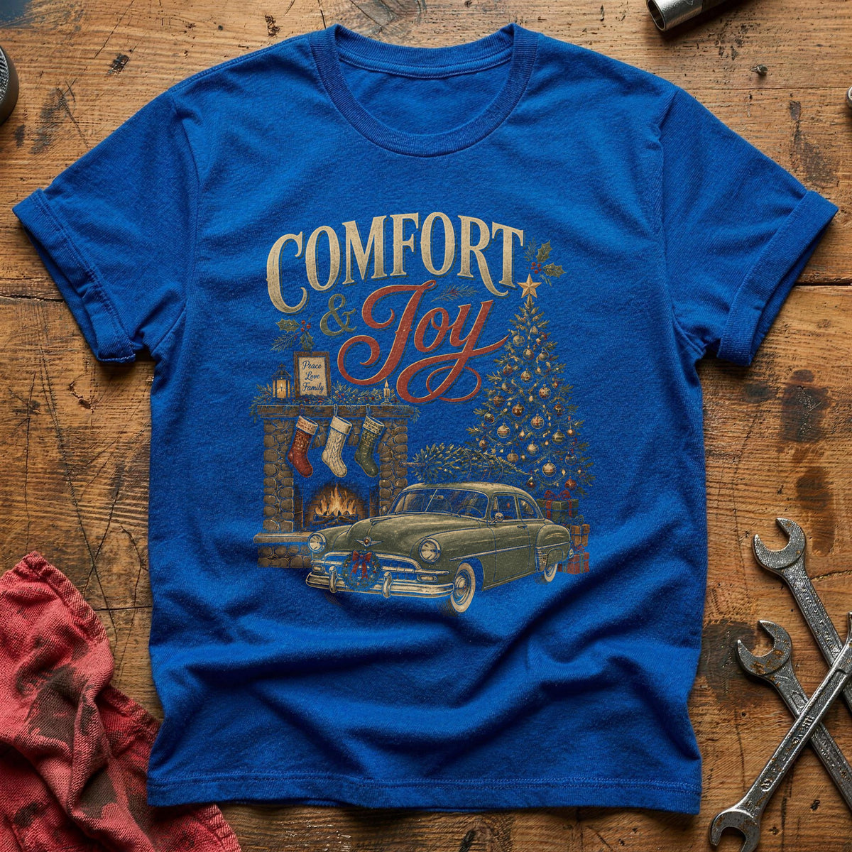 Comfort And Joy 82 T-Shirt - Royal