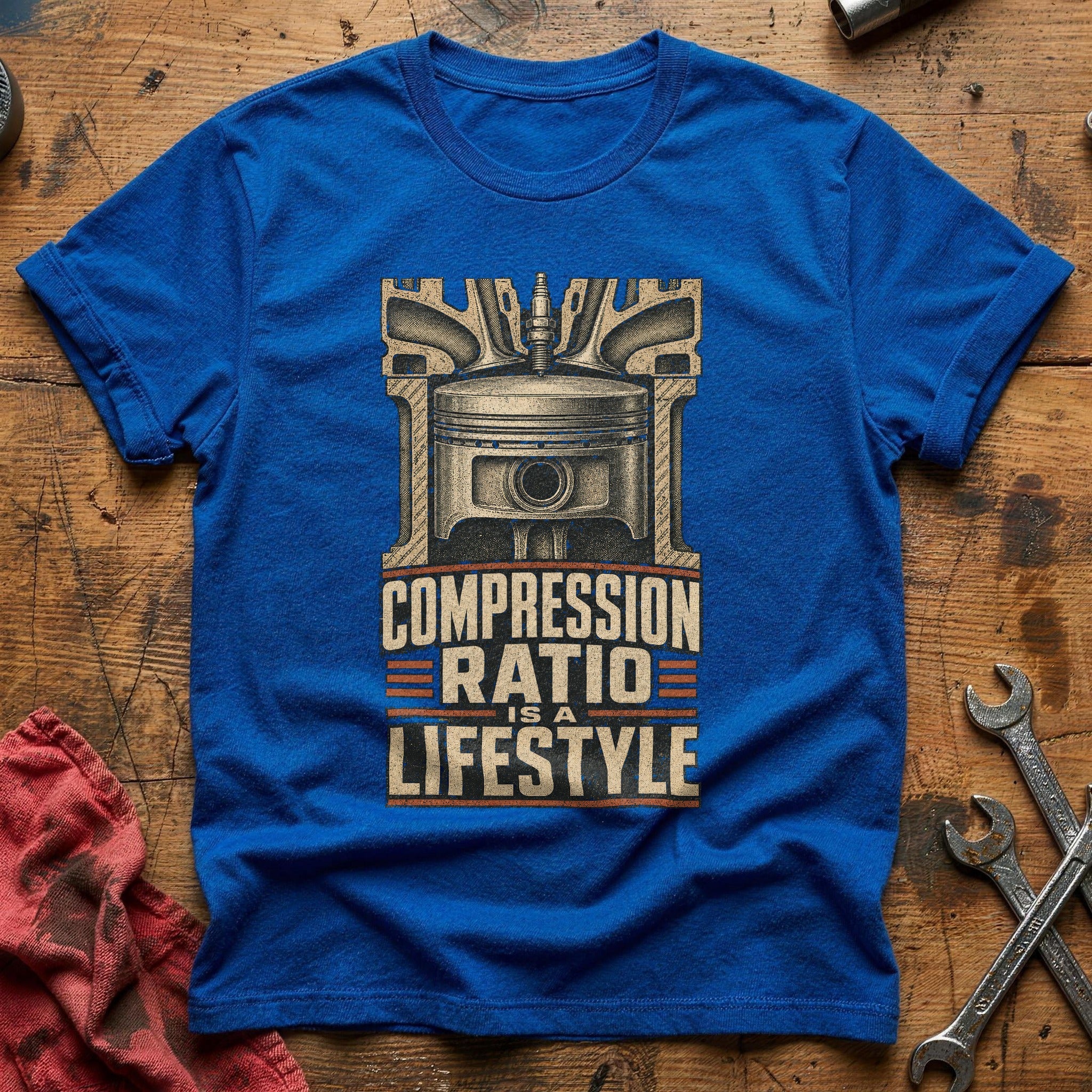 Compression Lifestyle T-Shirt - Royal