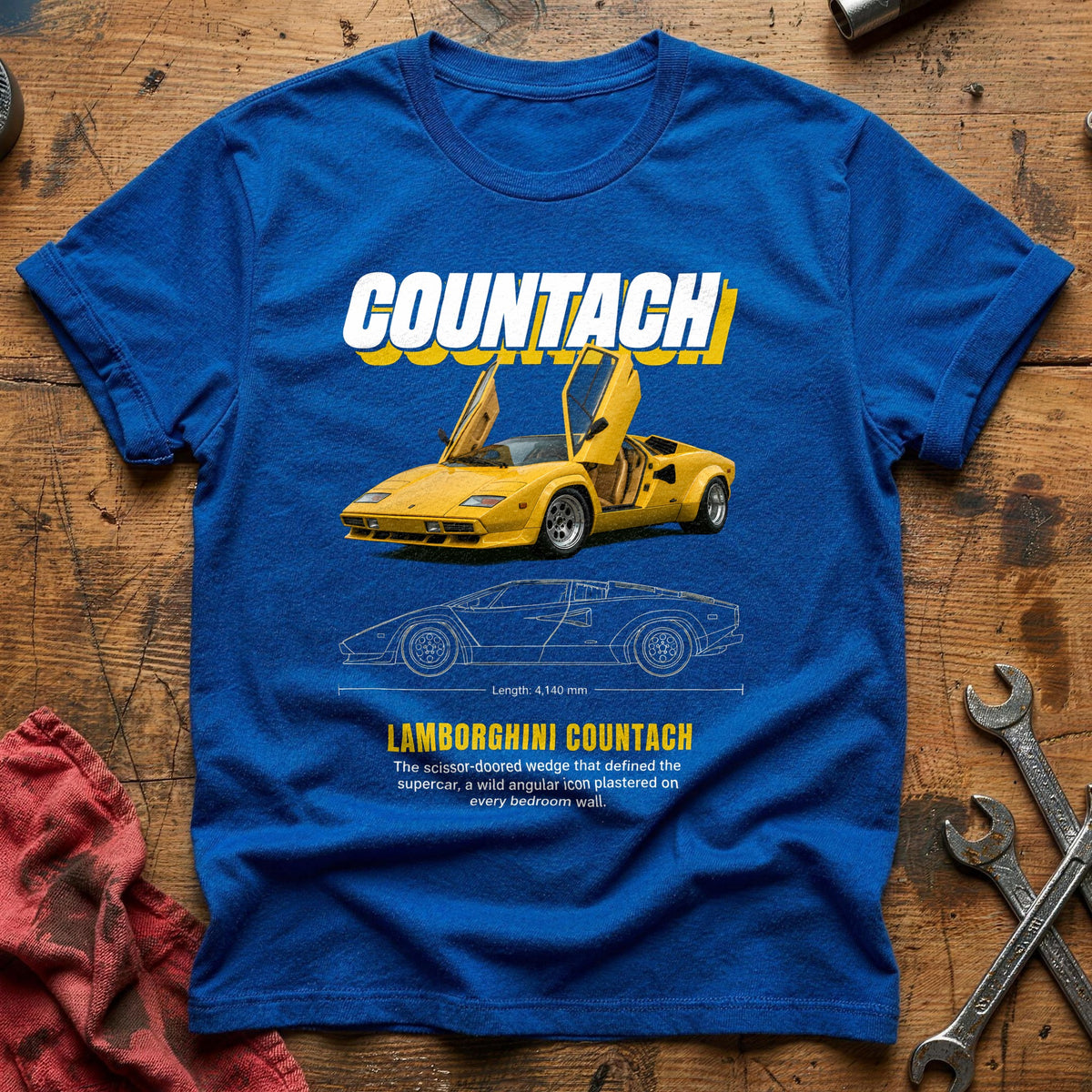 Countach 26 T-Shirt - Royal