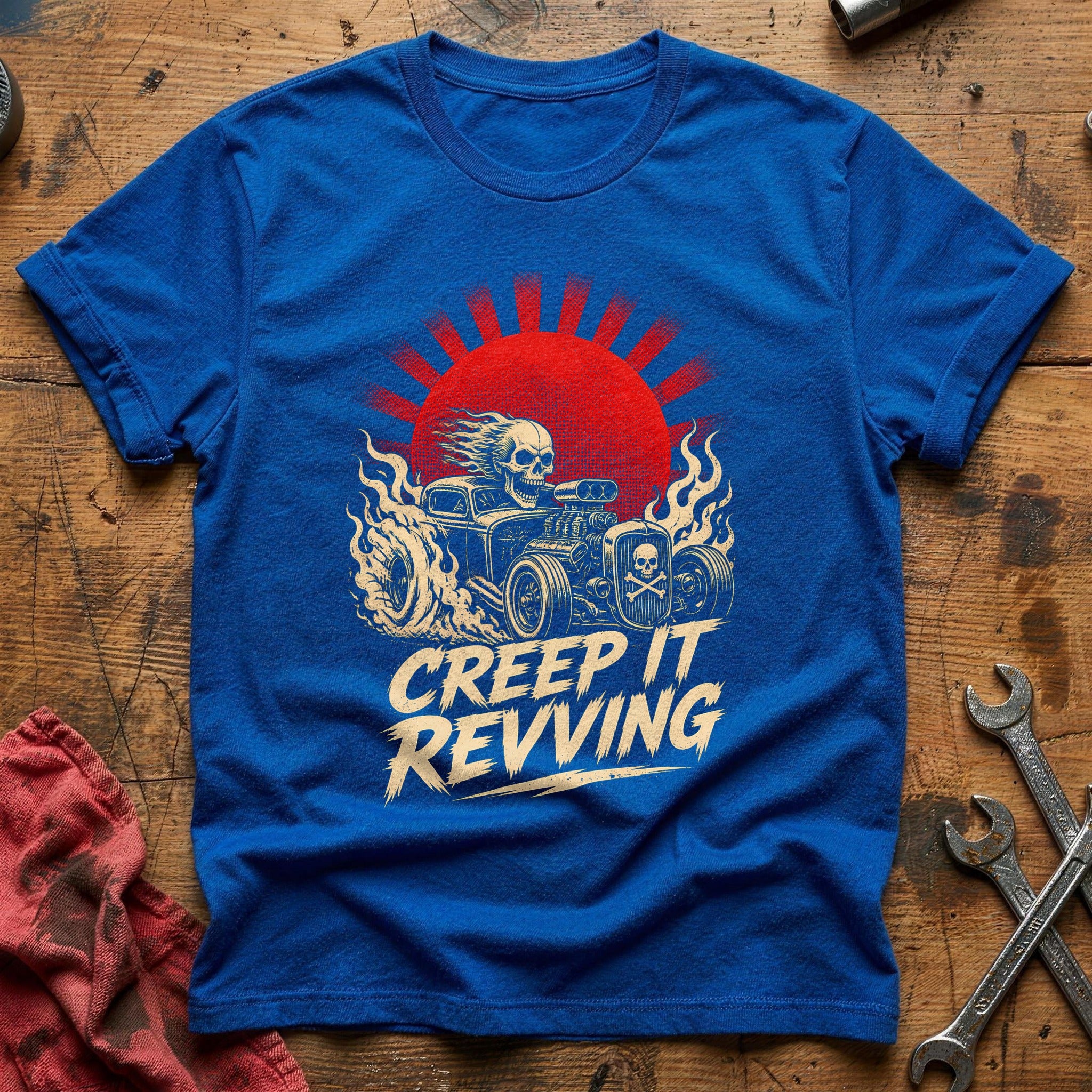 Creep It Revving 87 T-Shirt - Royal
