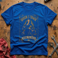 Crown & Checkered T-Shirt - Royal