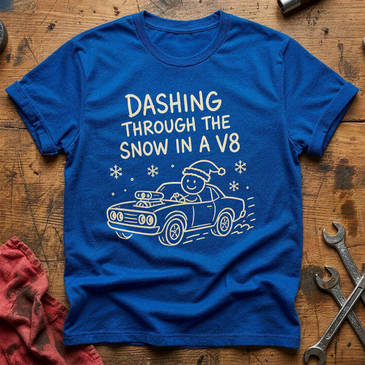 Dashing V8 18 T-Shirt - Royal