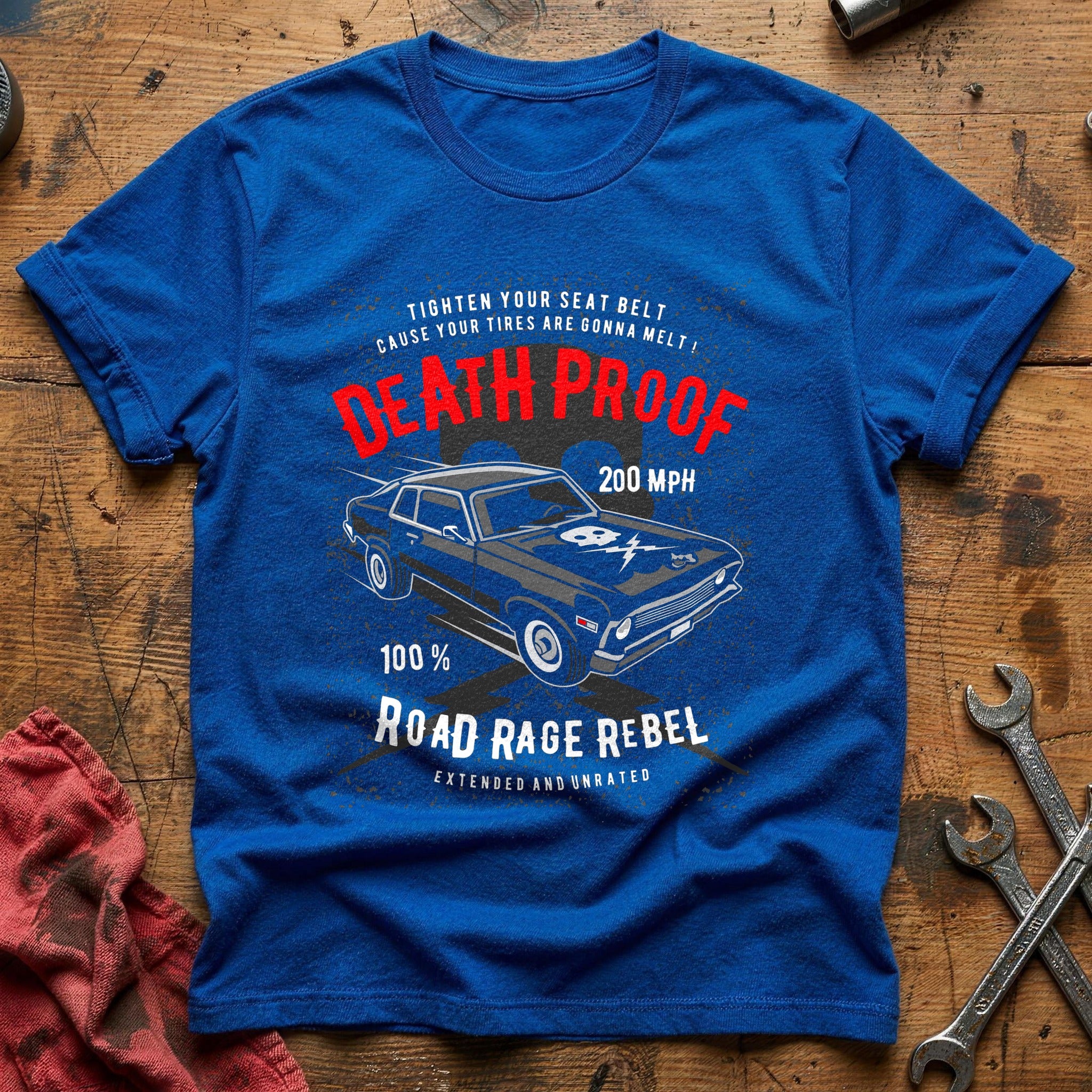 Death proof road rage T-Shirt - Royal