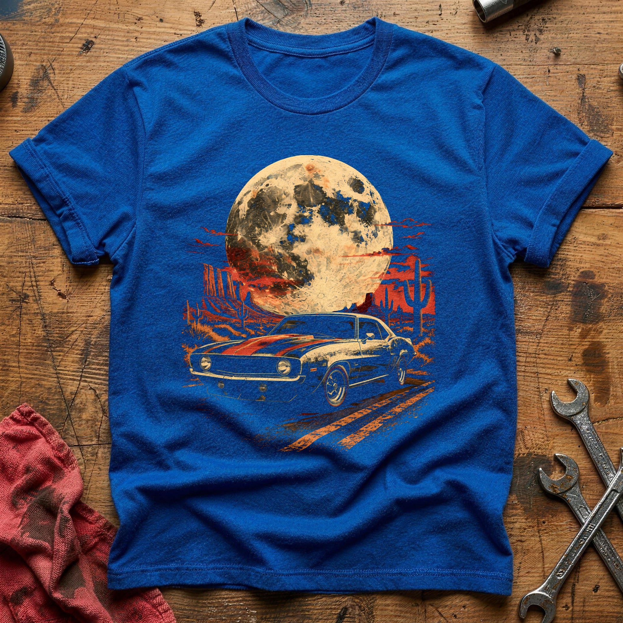 Desert Moon Cruise T-Shirt - Royal