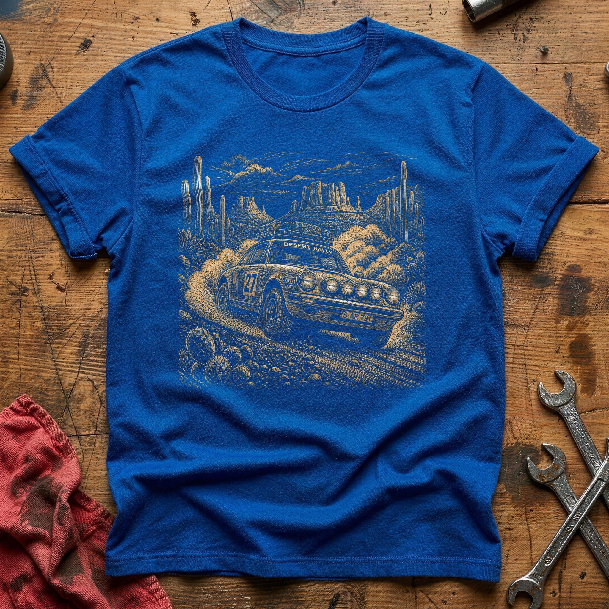 Desert Rally Legend T-Shirt - Royal