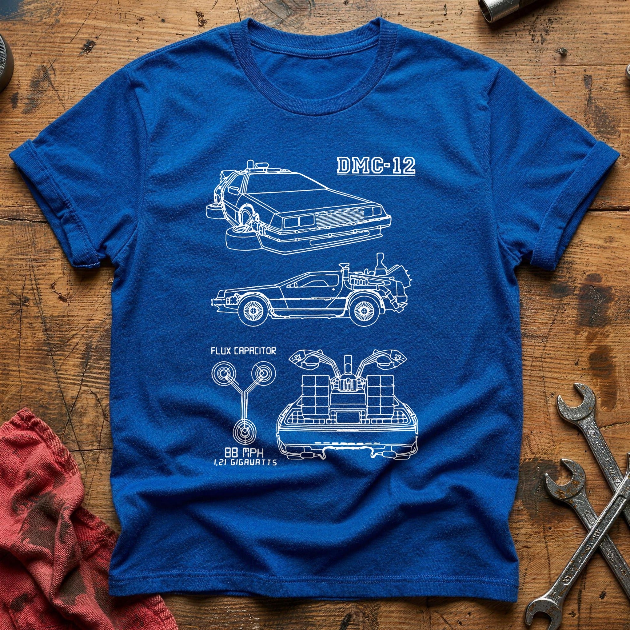 DMC flux capacitor T-Shirt - Royal
