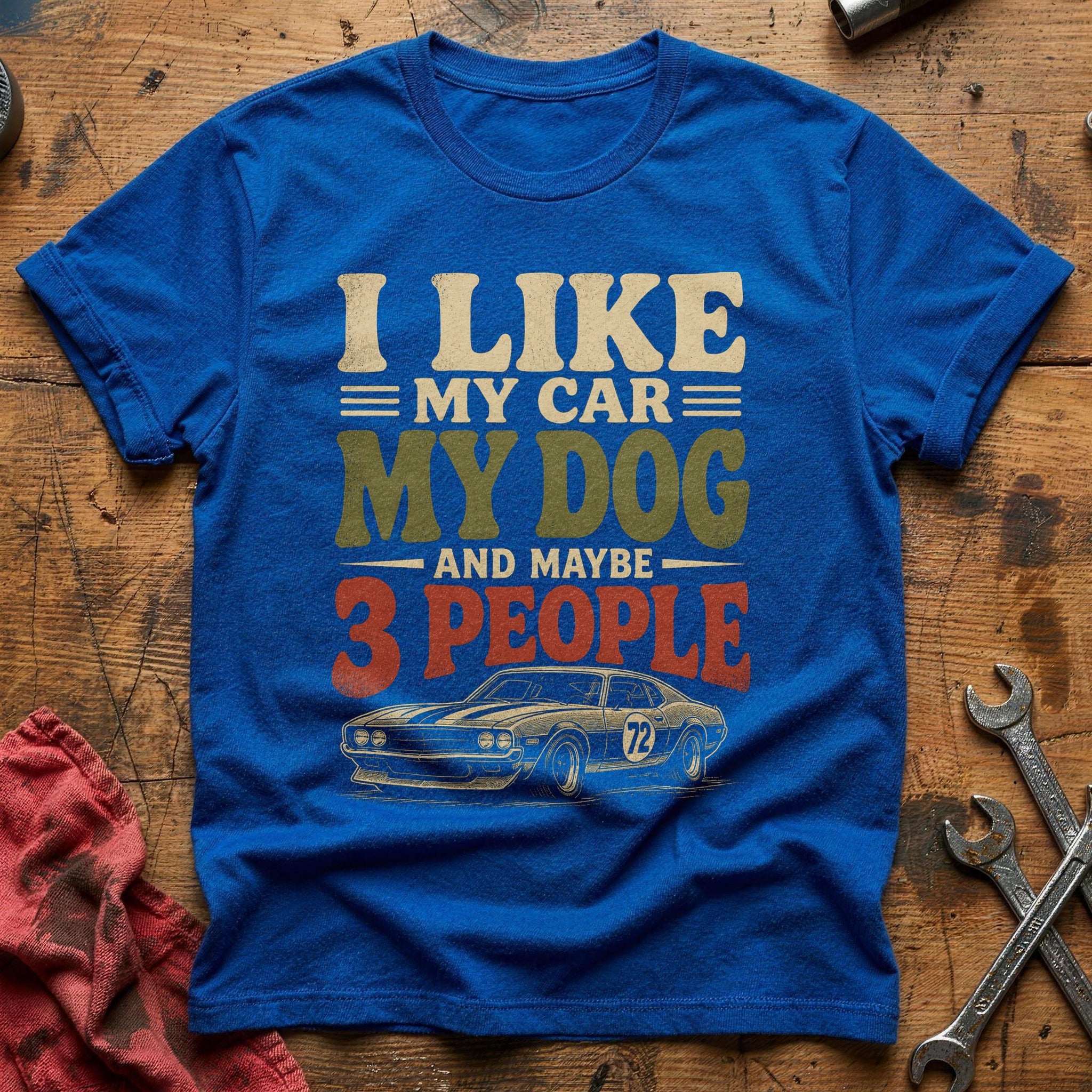 Dog & Selective People T-Shirt - Royal