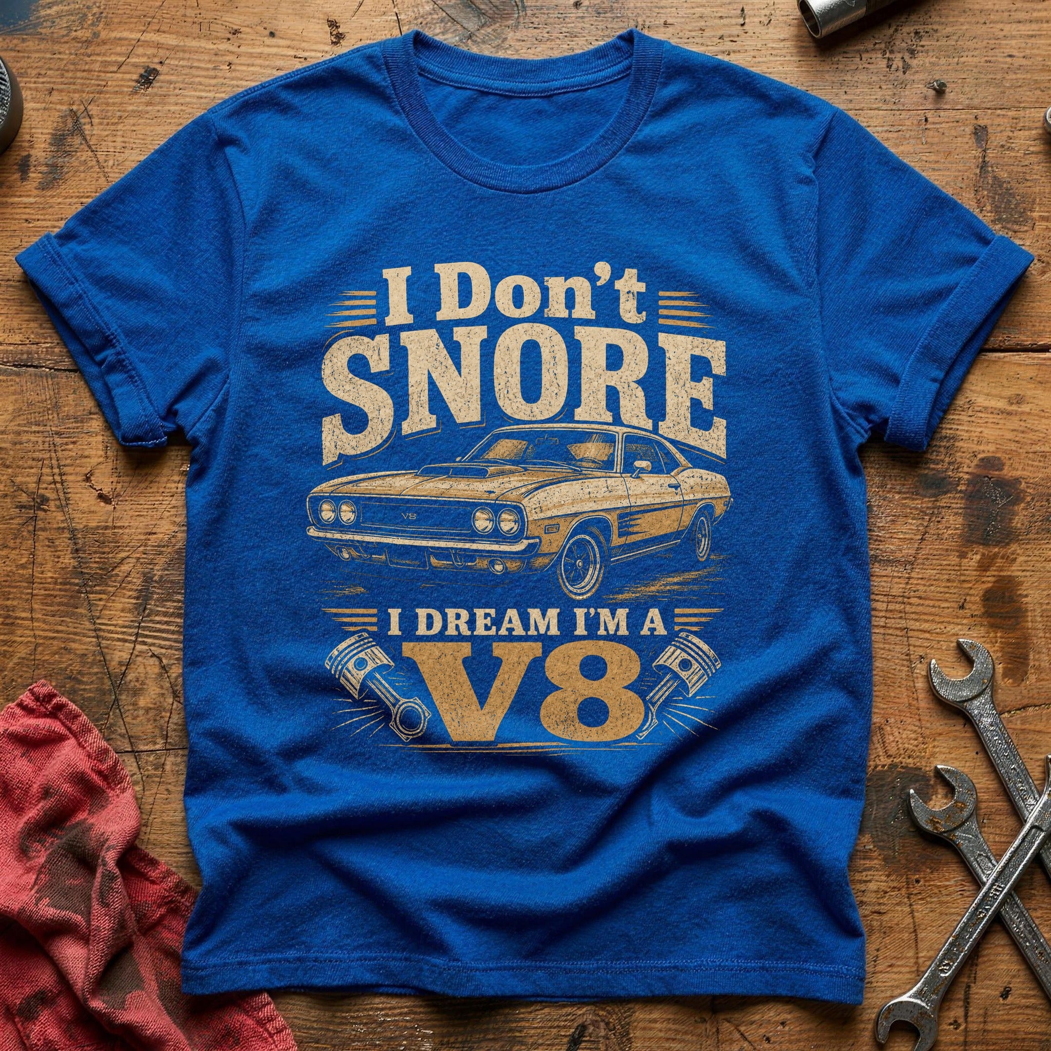 Dream Machine V8 T-Shirt - Royal