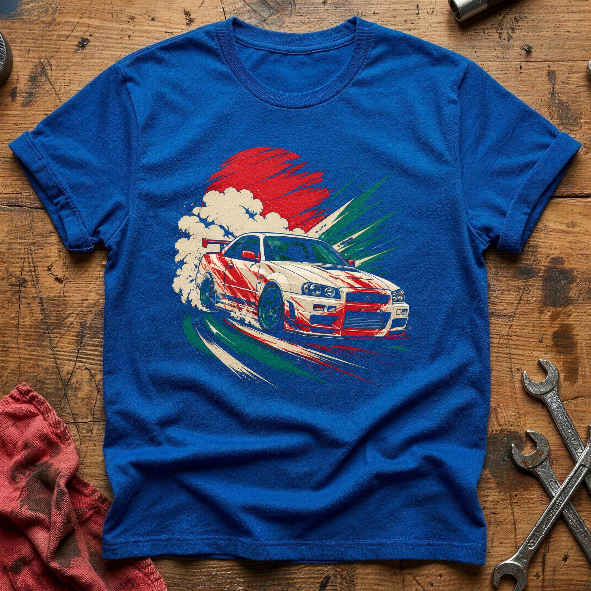 Drift Smoke & Glory T-Shirt - Royal