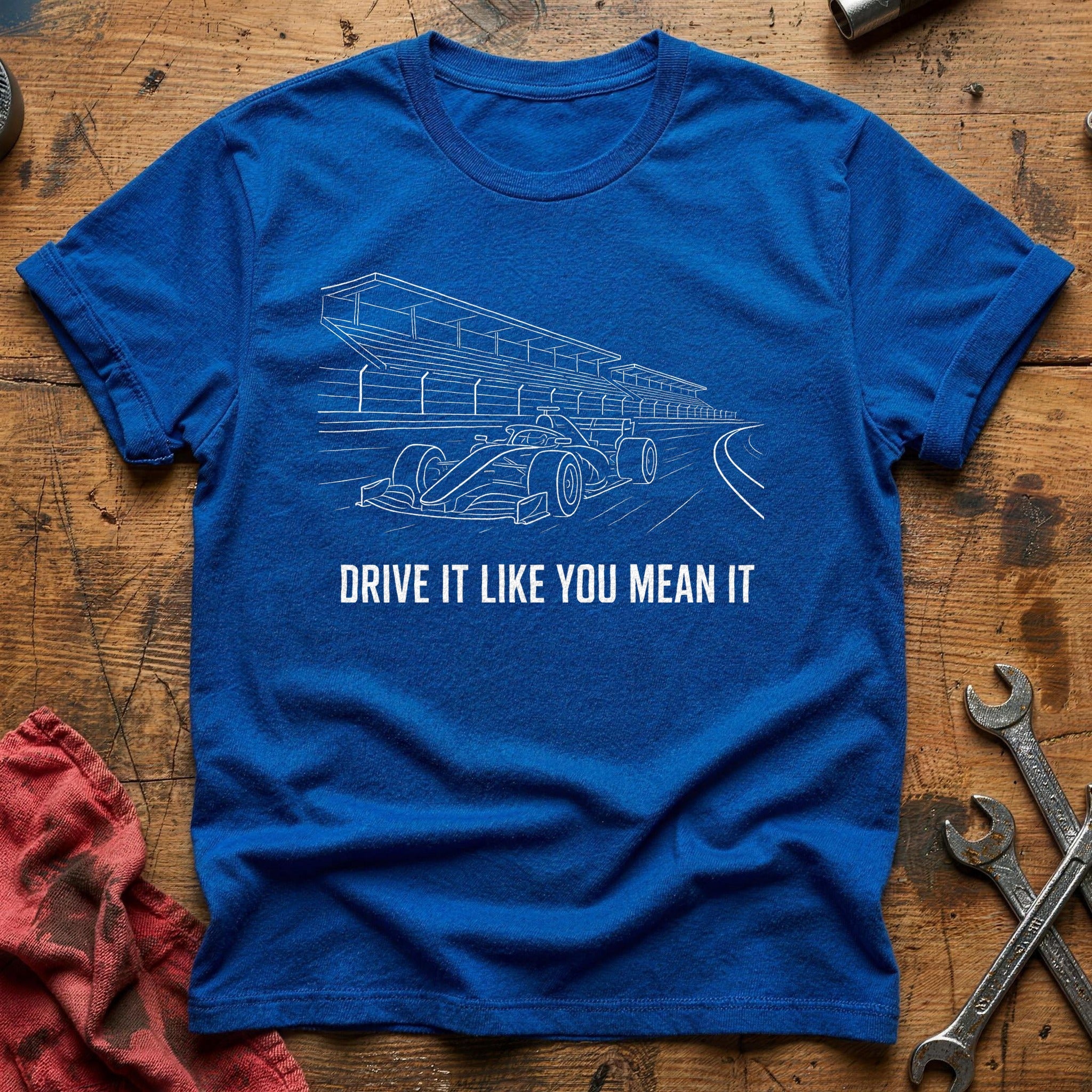 Drive It Like You Mean It 44 T-Shirt - Royal