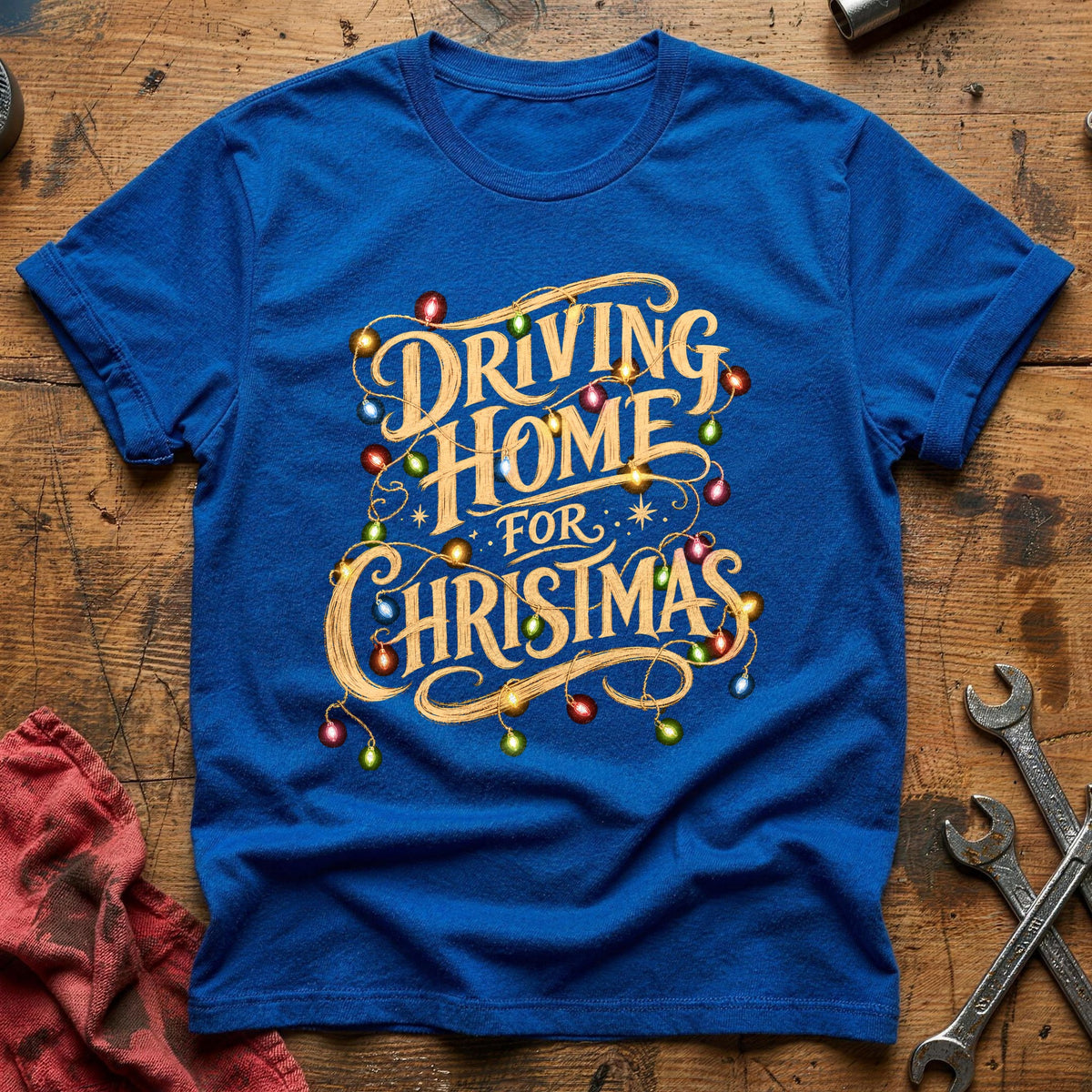 Driving Home For Christmas 10 T-Shirt - Royal