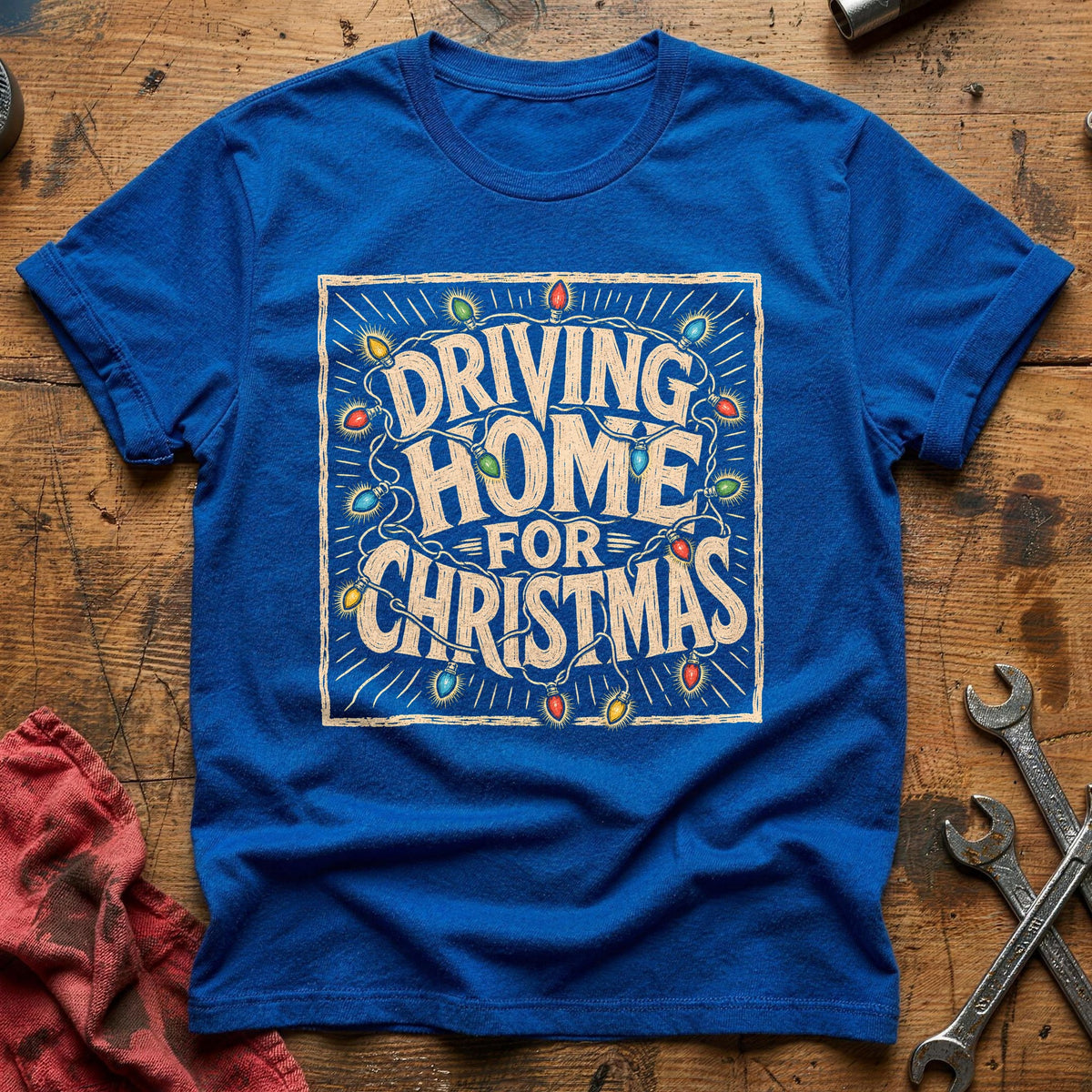 Driving Home For Christmas 11 T-Shirt - Royal