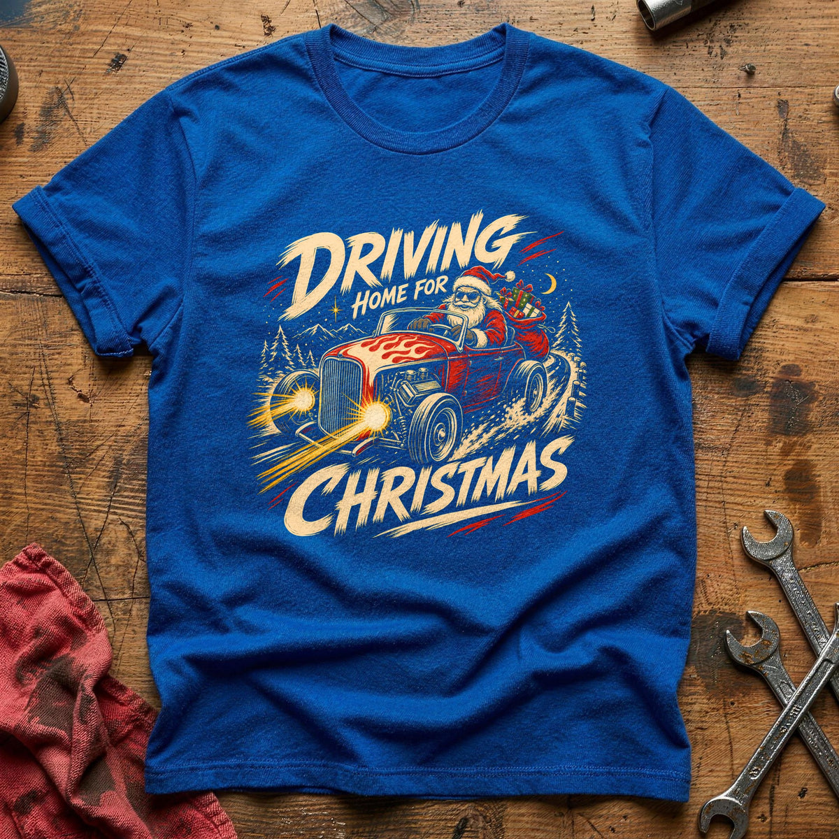 Driving Home For Christmas 13 T-Shirt - Royal
