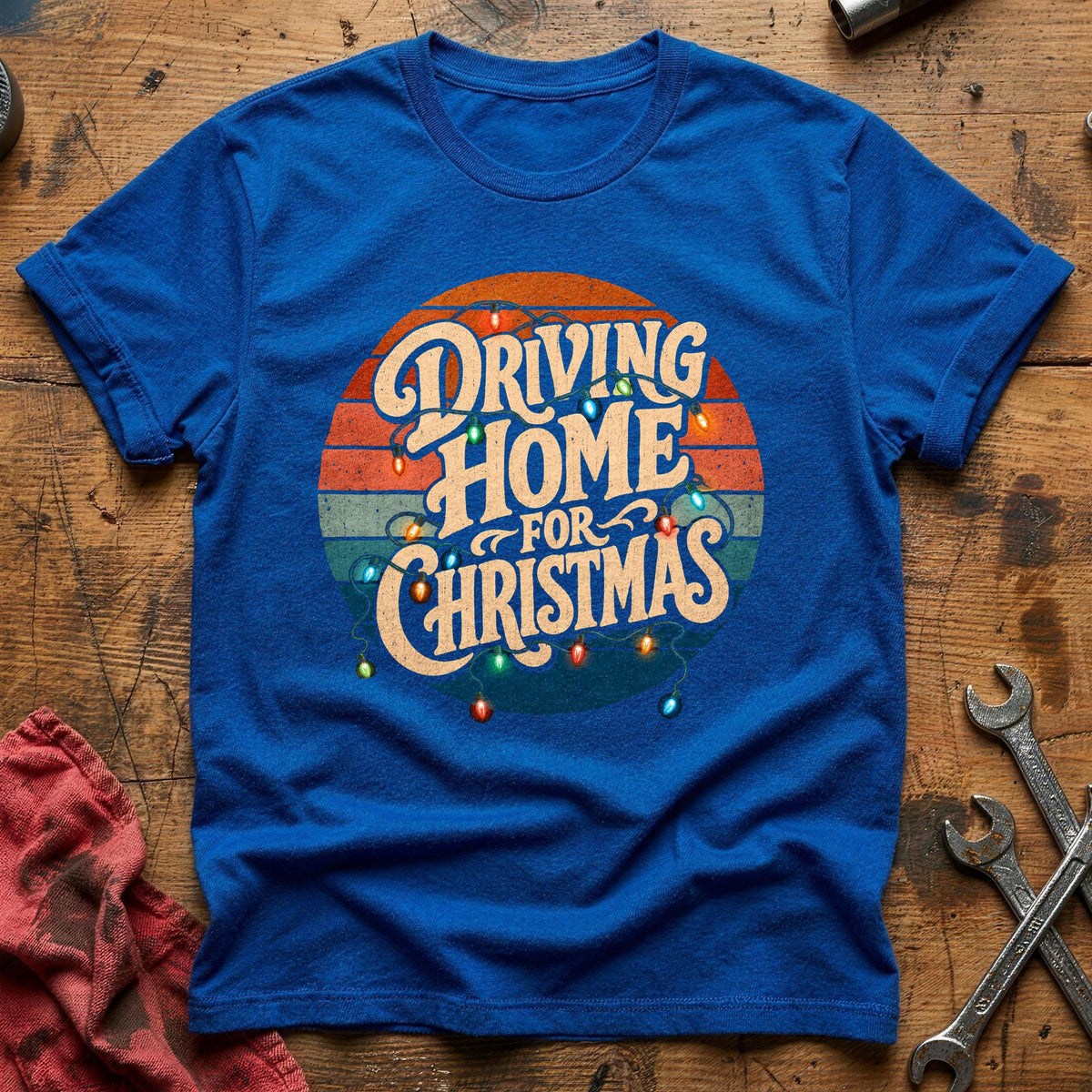 Driving Home For Christmas 17 T-Shirt - Royal