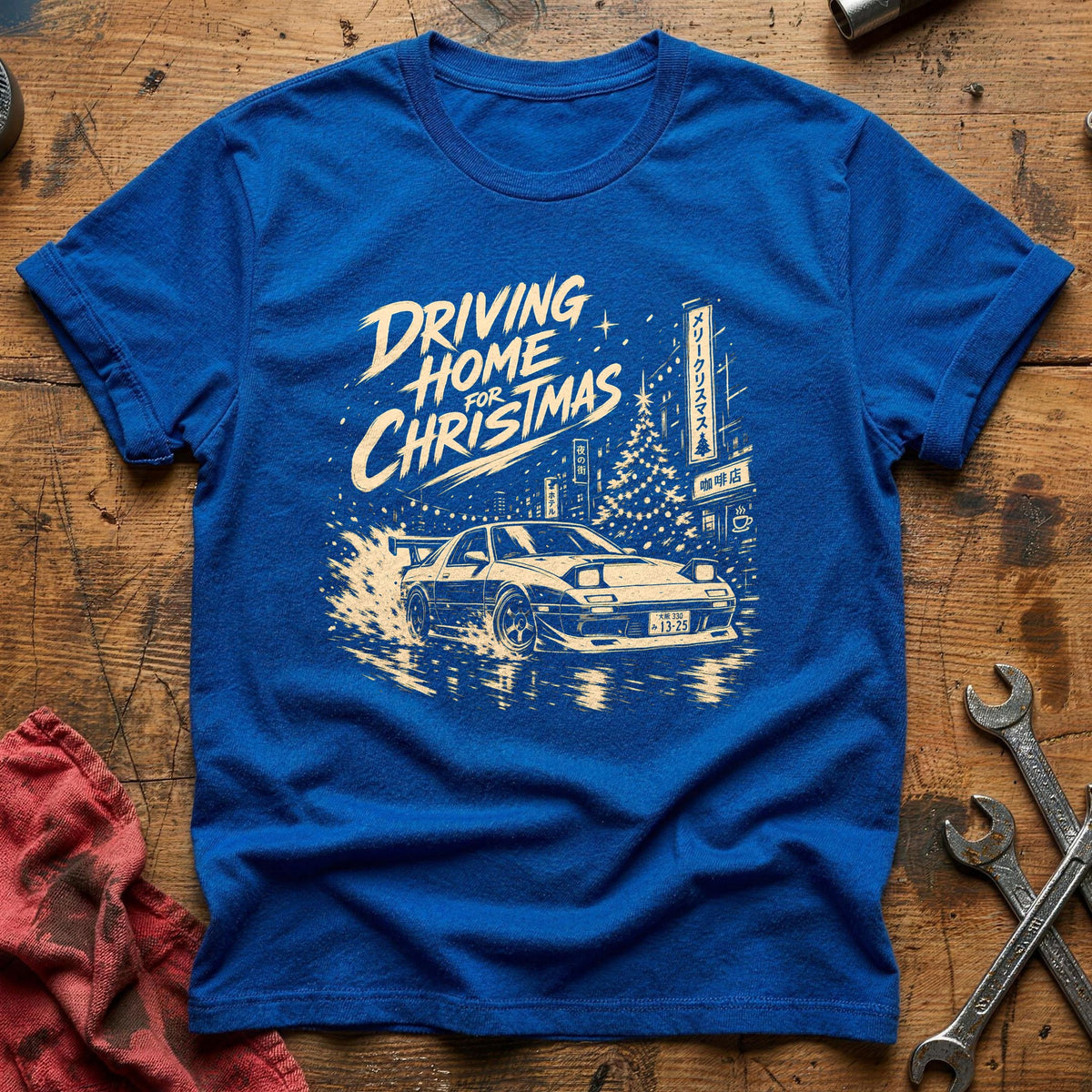 Driving Home For Christmas 6 T-Shirt - Royal