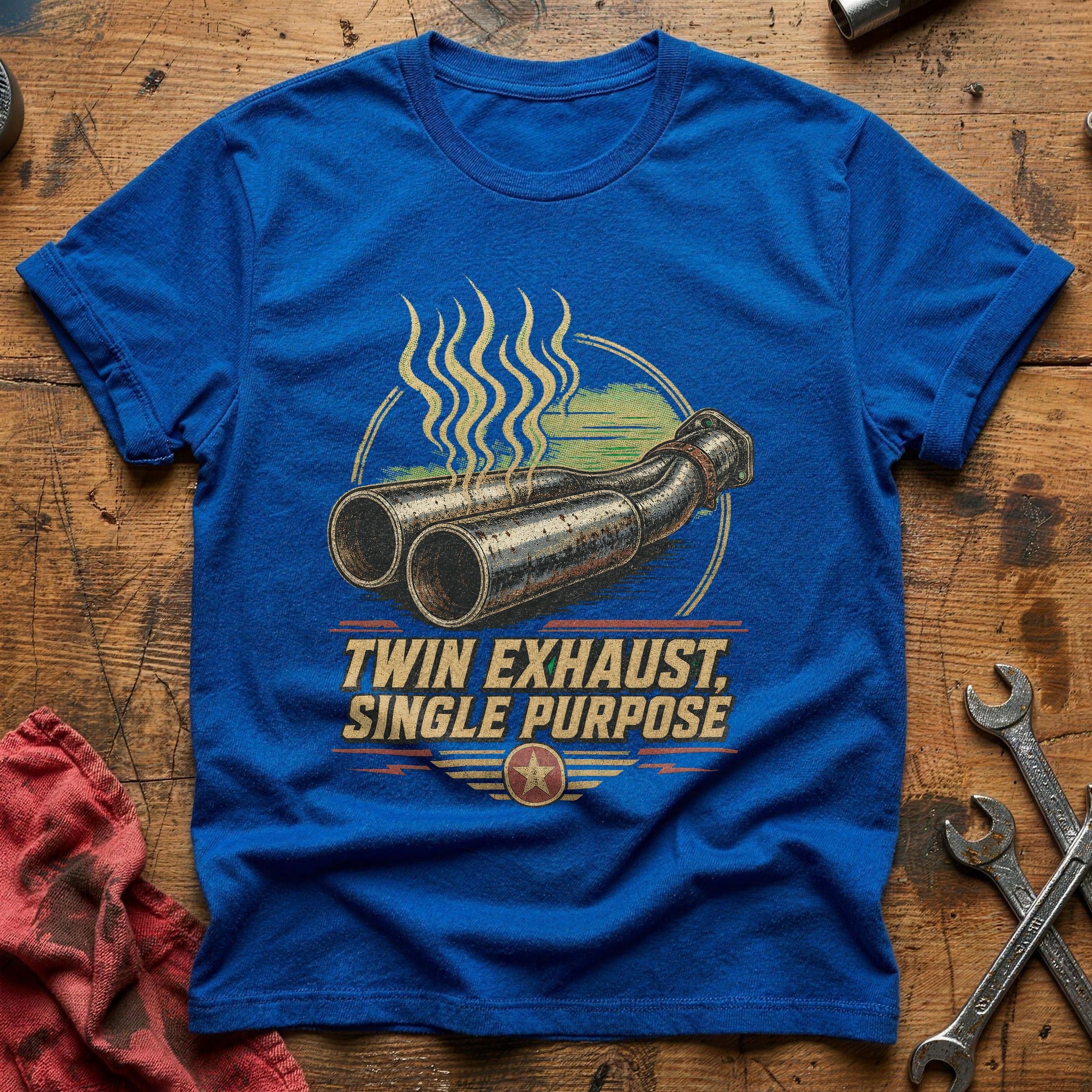 Dual Purpose Thunder T-Shirt - Royal