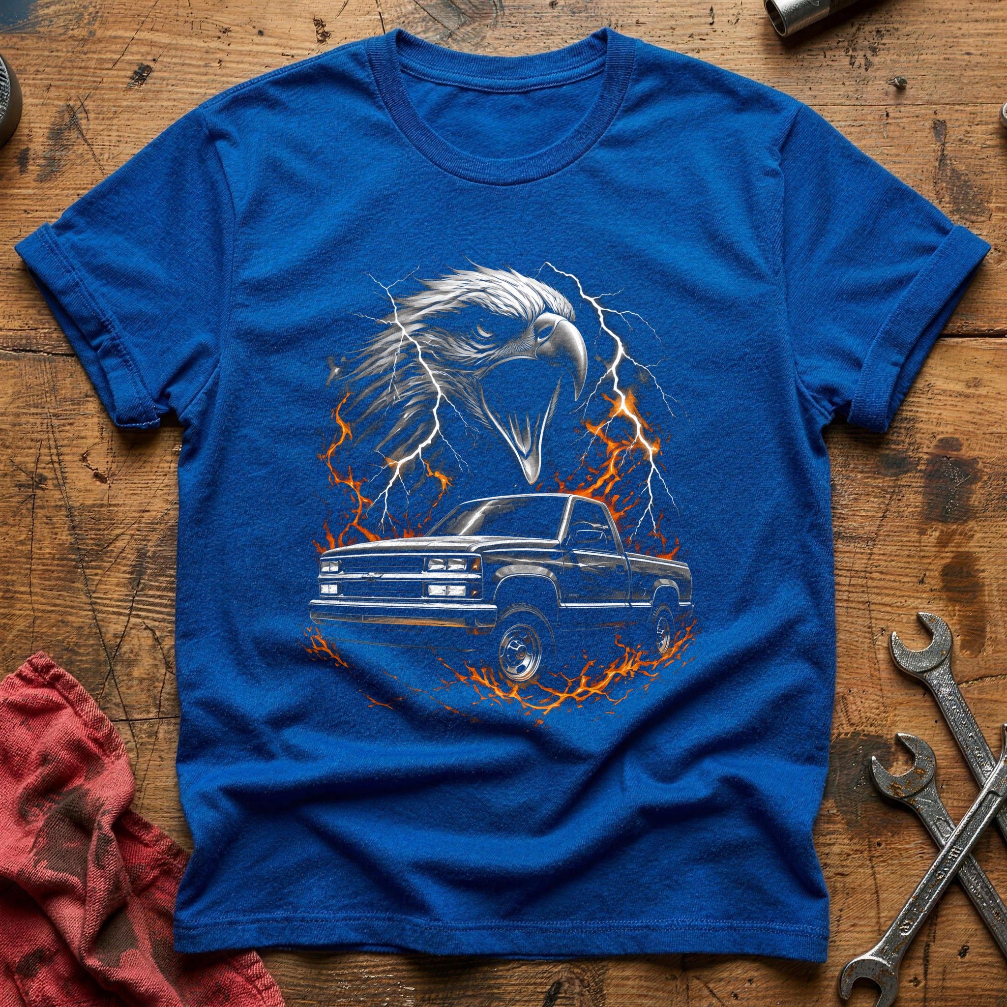 Eagle Truck Lightning T-Shirt - Royal