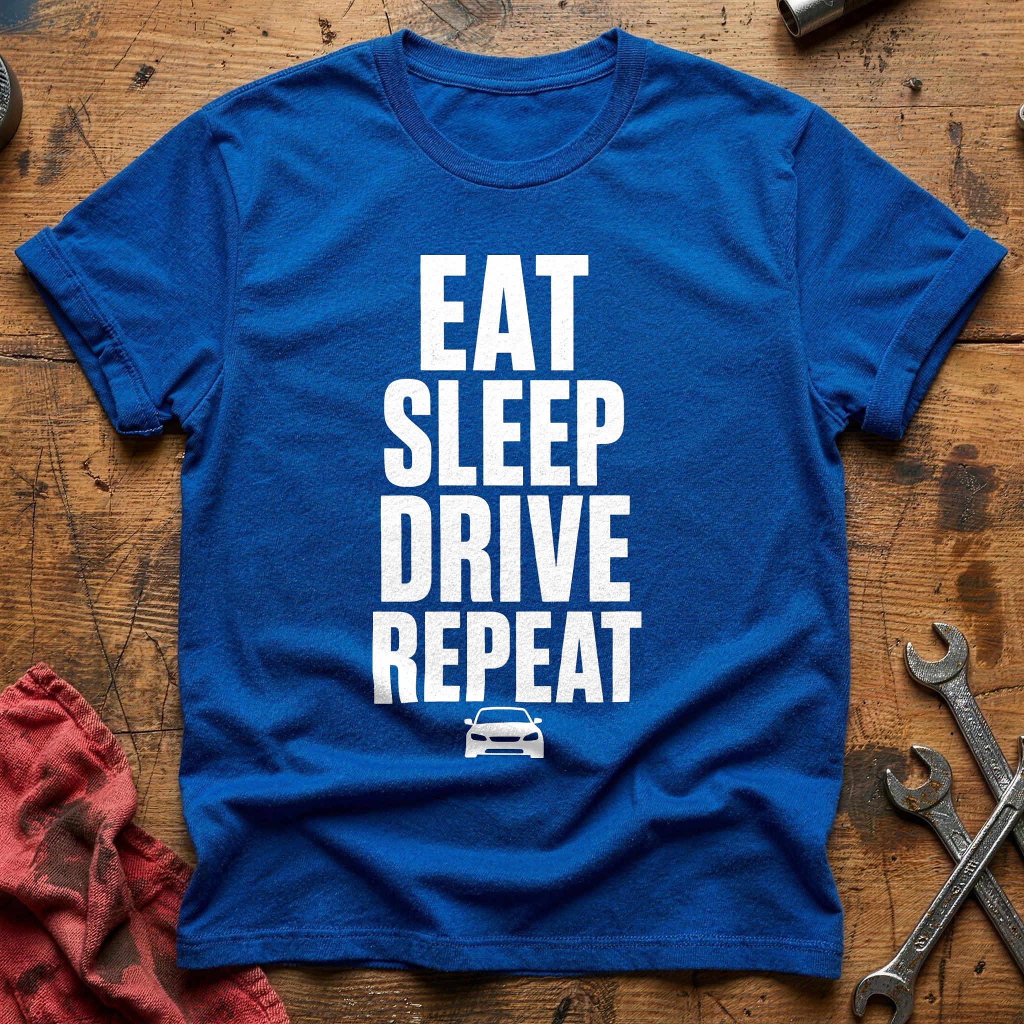 Eat Sleep Drive 94 T-Shirt - Royal
