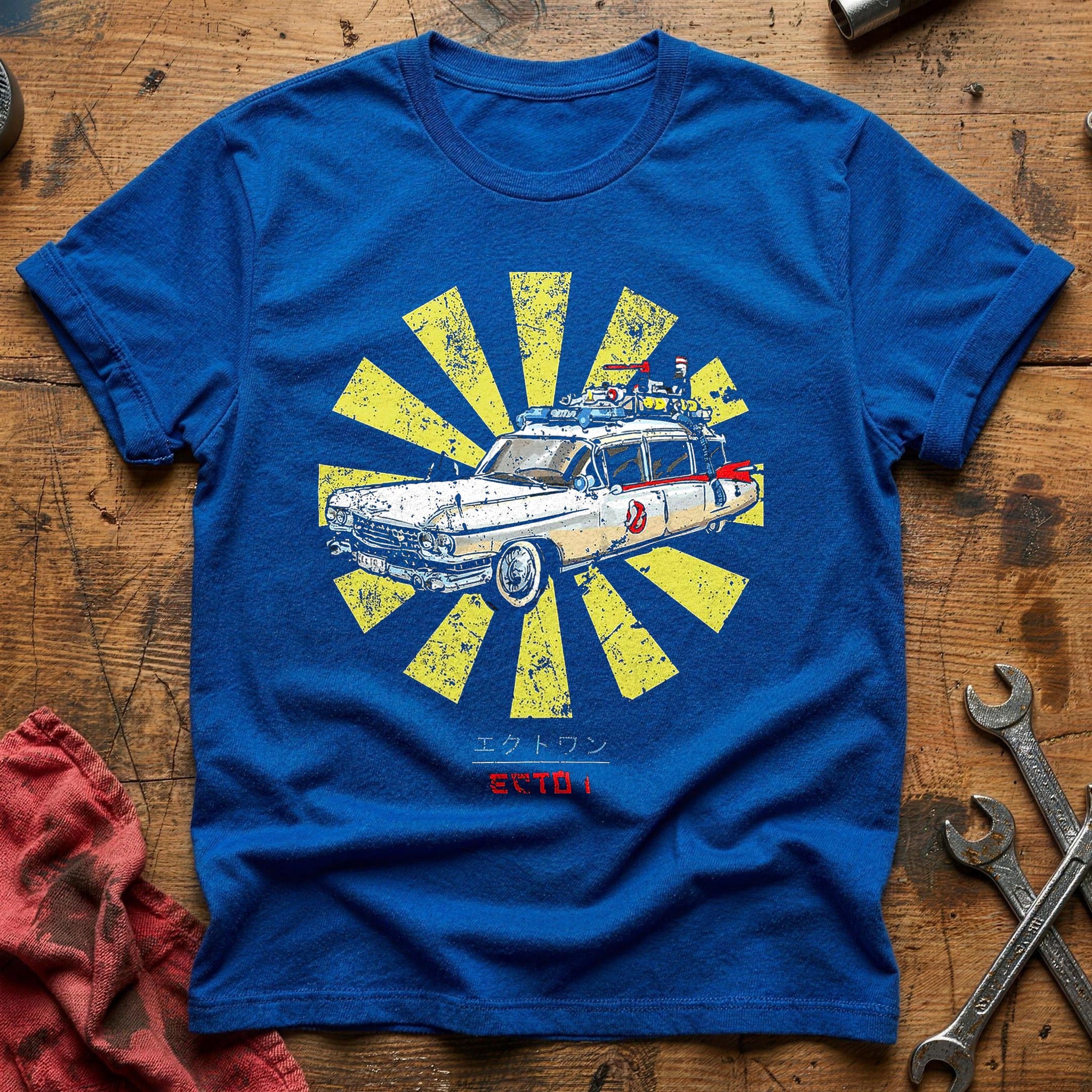 Ecto 1 retro ghosts T-Shirt - Royal