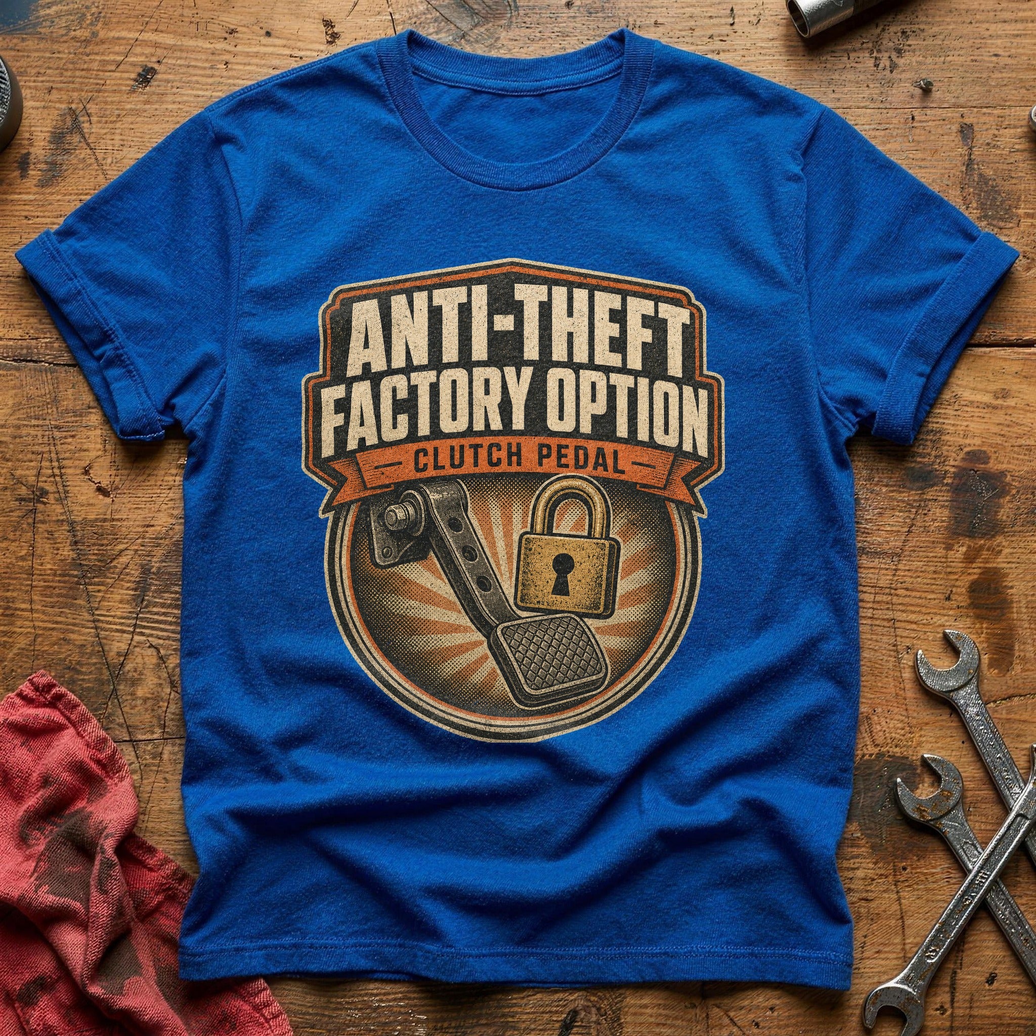 Factory Anti-Theft T-Shirt - Royal